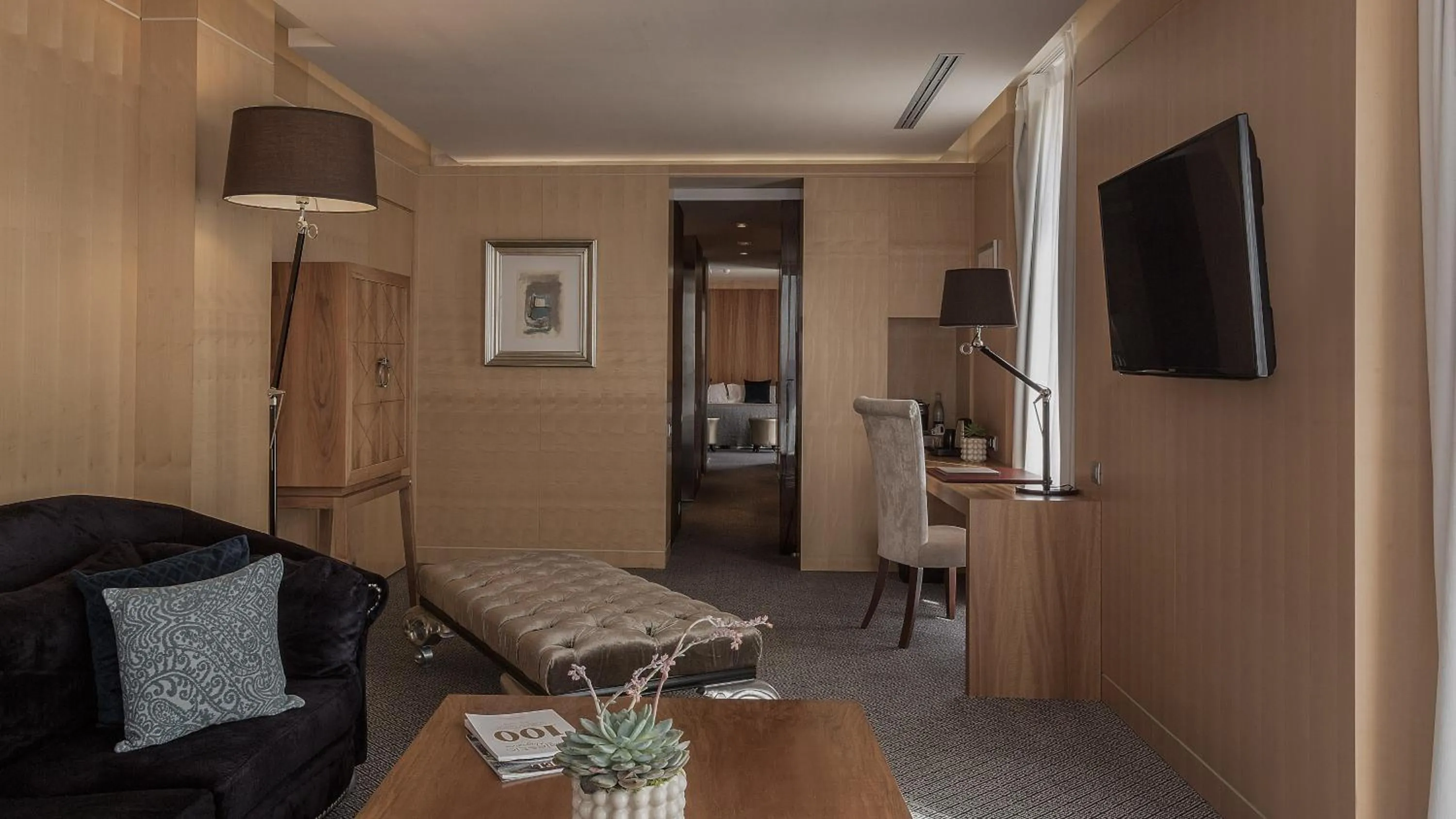 Bed in Hotel MiM Sitges & Spa