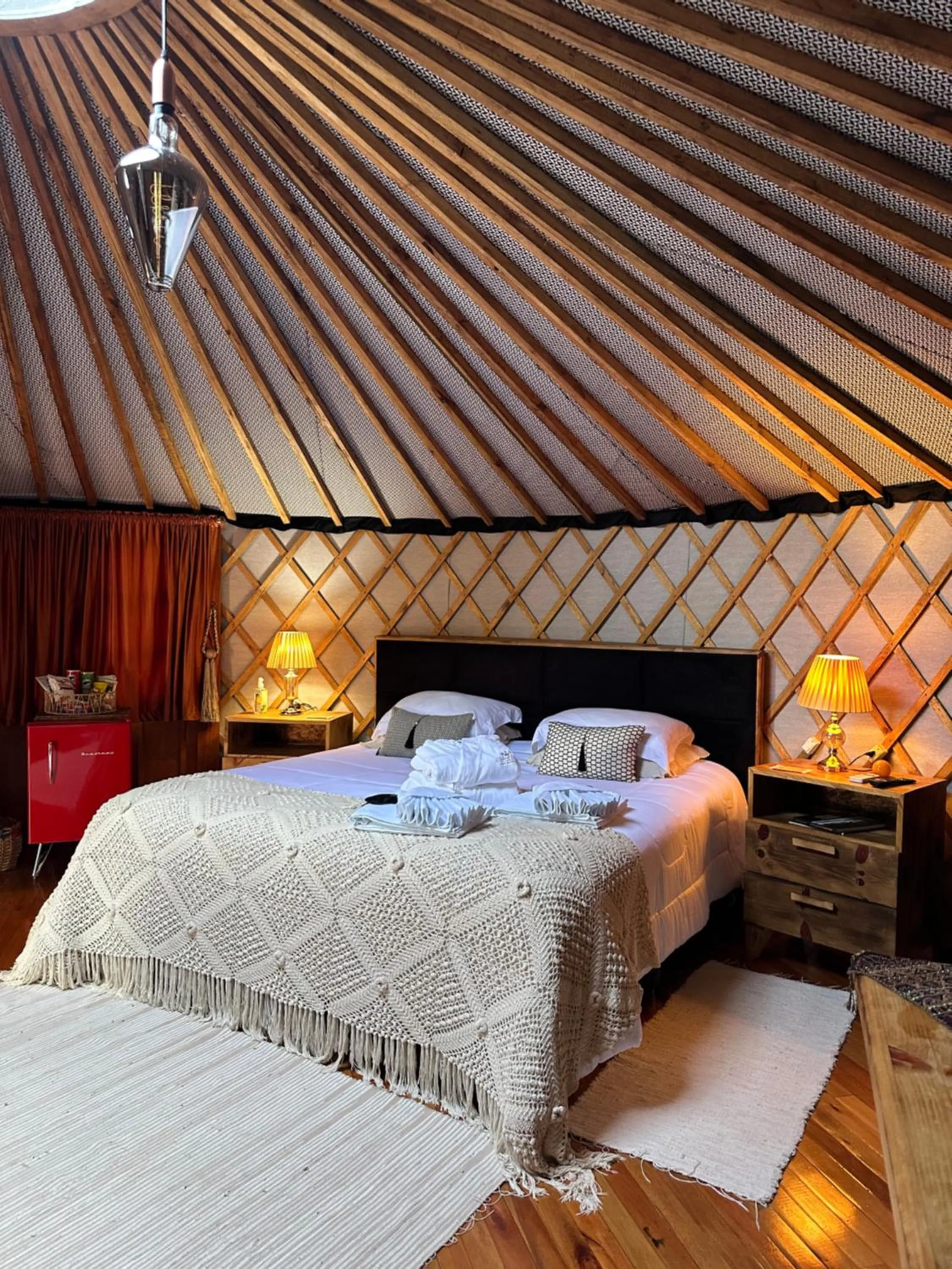 Bed in Solar do Oriente - Yurt Ecovillage