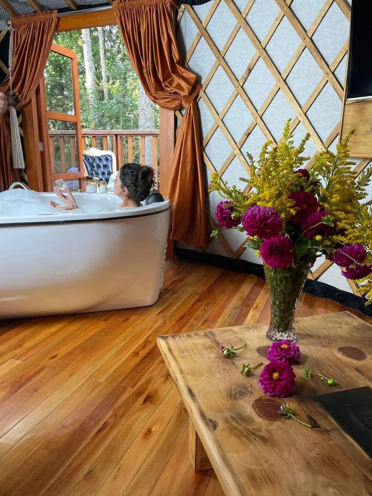 Bed in Solar do Oriente - Yurt Ecovillage