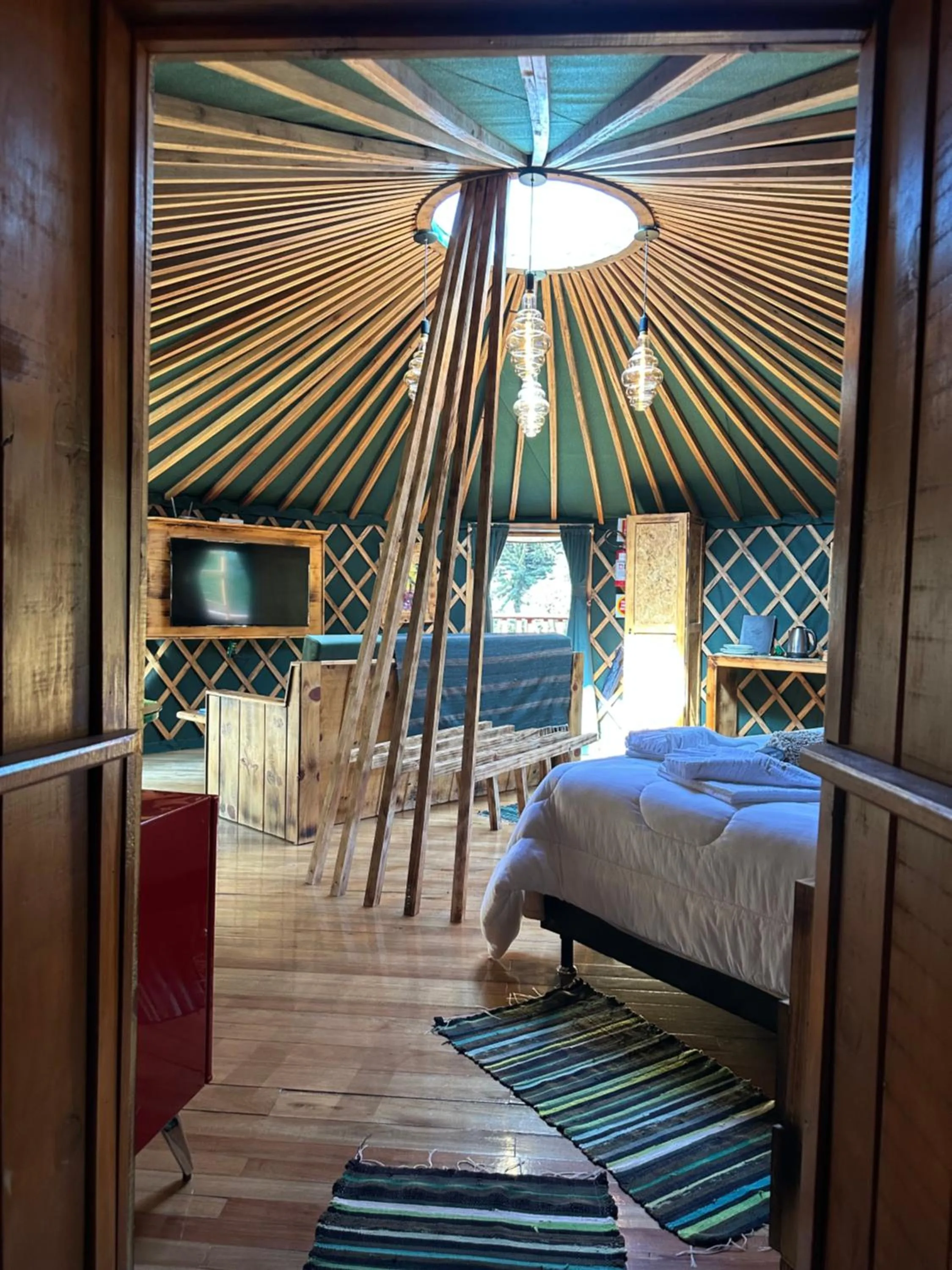 Bed in Solar do Oriente - Yurt Ecovillage