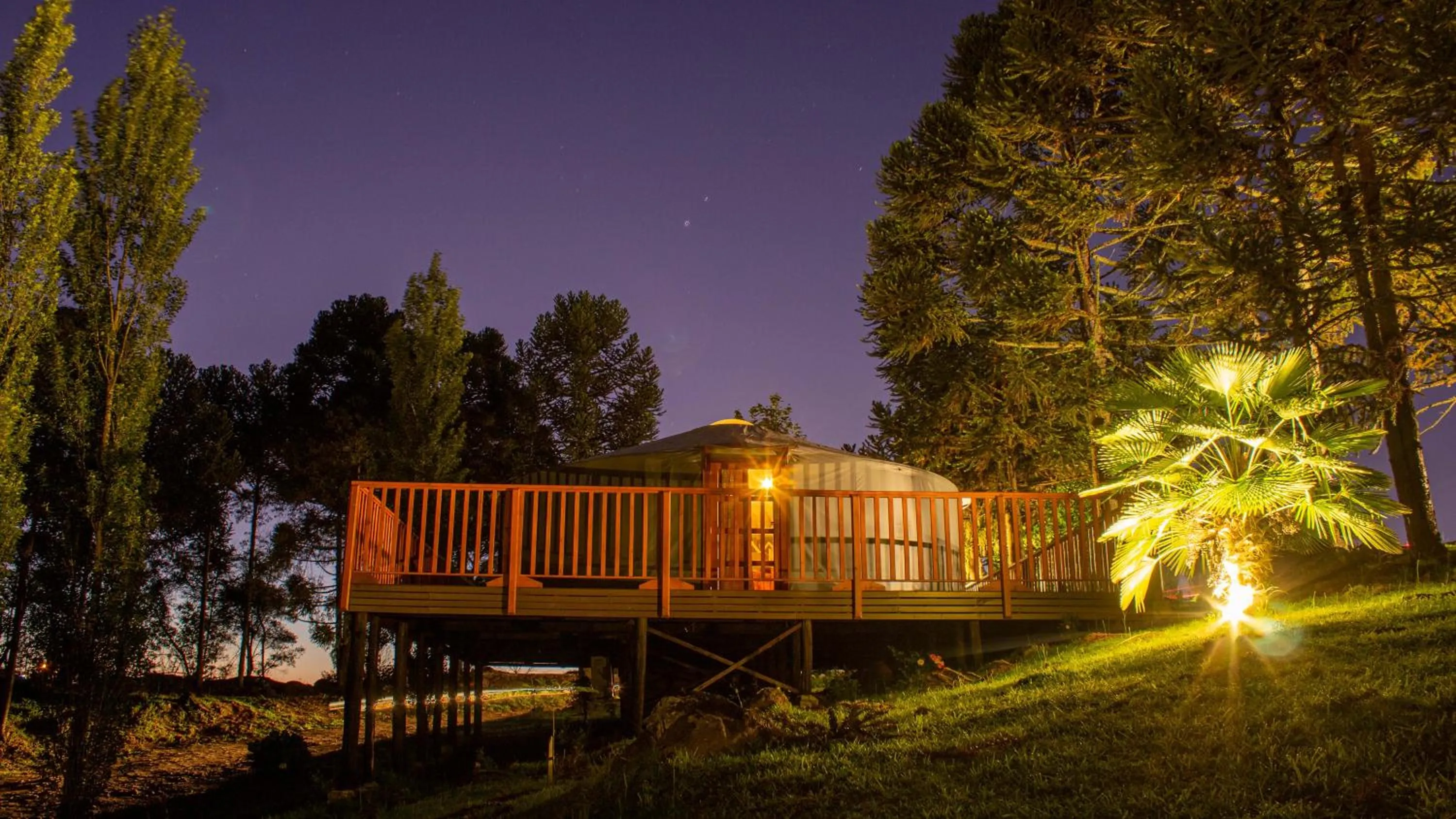 Facade/entrance in Solar do Oriente - Yurt Ecovillage