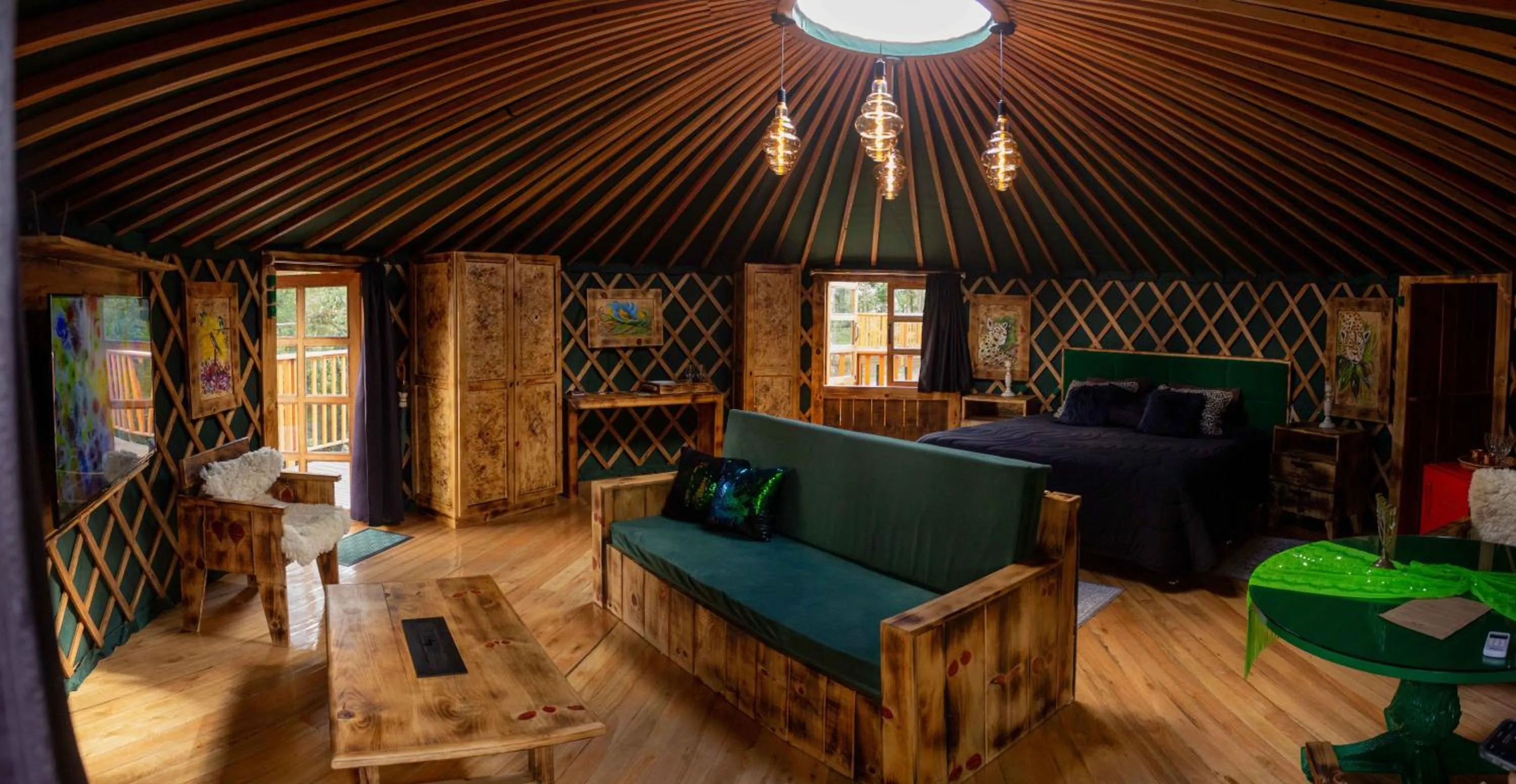 Photo of the whole room in Solar do Oriente - Yurt Ecovillage