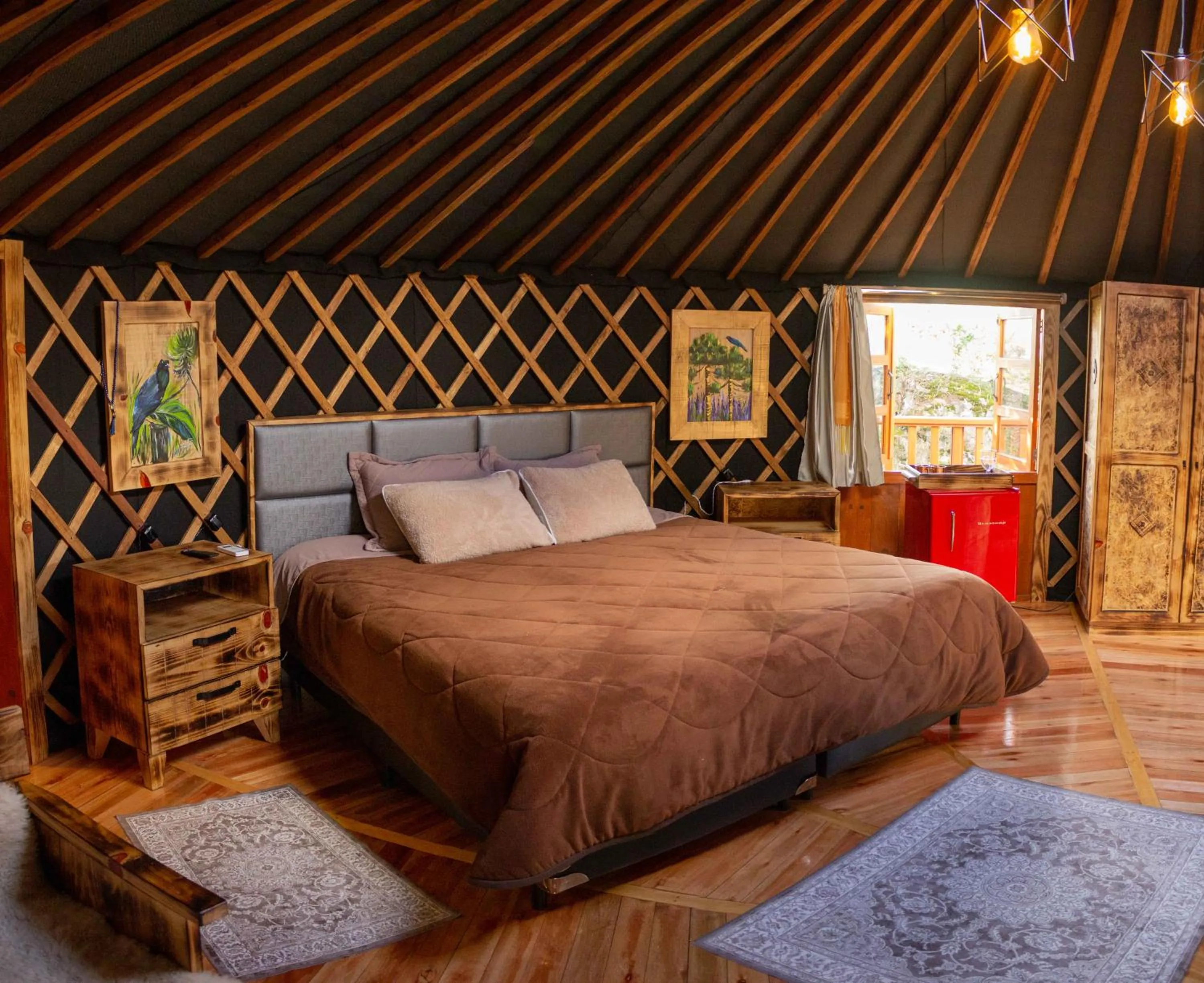 Bed in Solar do Oriente - Yurt Ecovillage