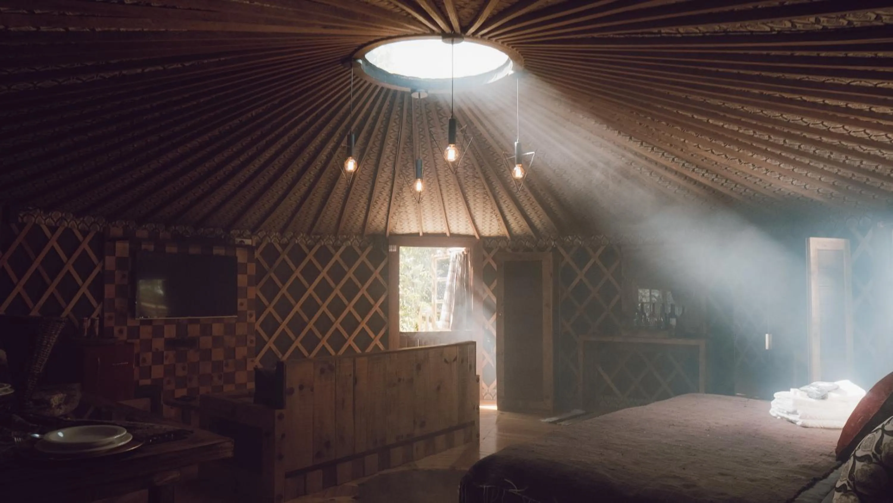 Bed in Solar do Oriente - Yurt Ecovillage