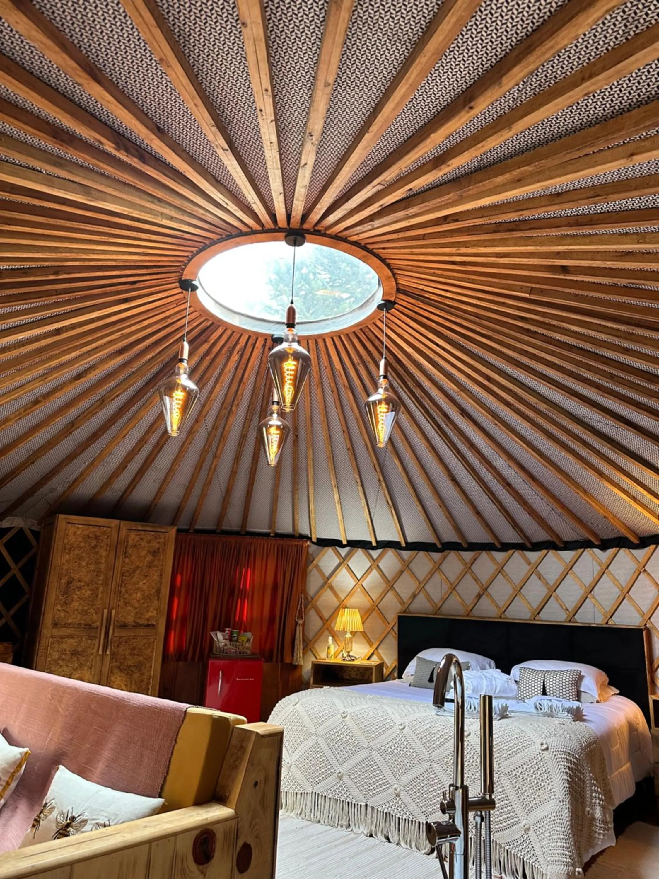 Bed in Solar do Oriente - Yurt Ecovillage