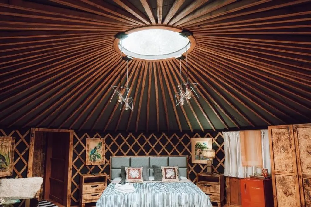 Bed in Solar do Oriente - Yurt Ecovillage