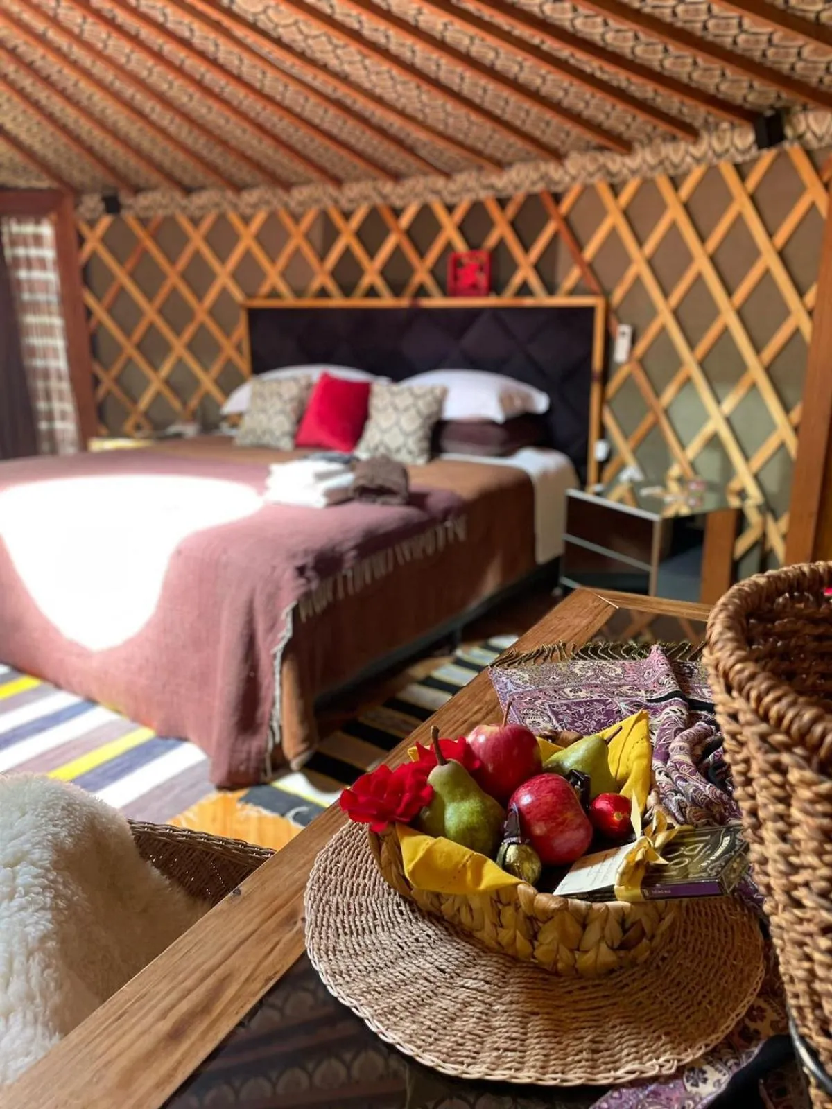 Bed in Solar do Oriente - Yurt Ecovillage