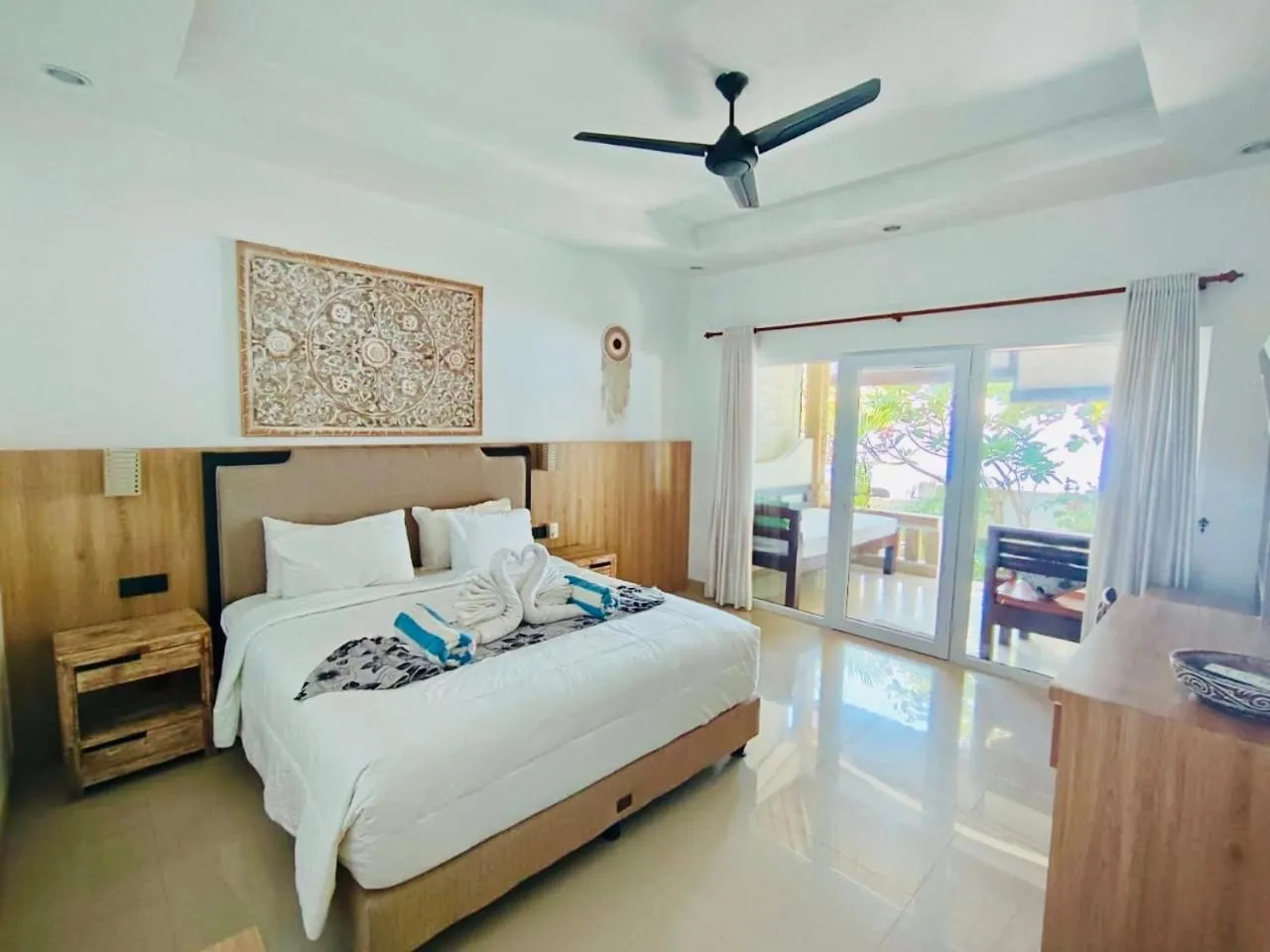 Bed in Solaluna Beach Homestay