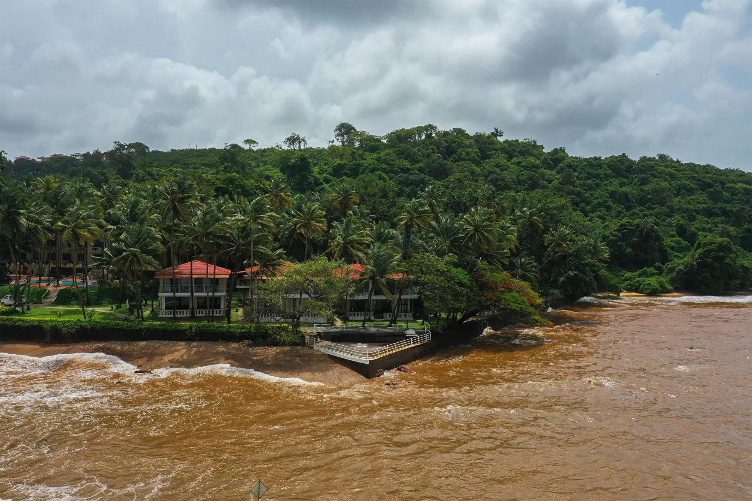 Bird's eye view in Bambolim Beach Resort