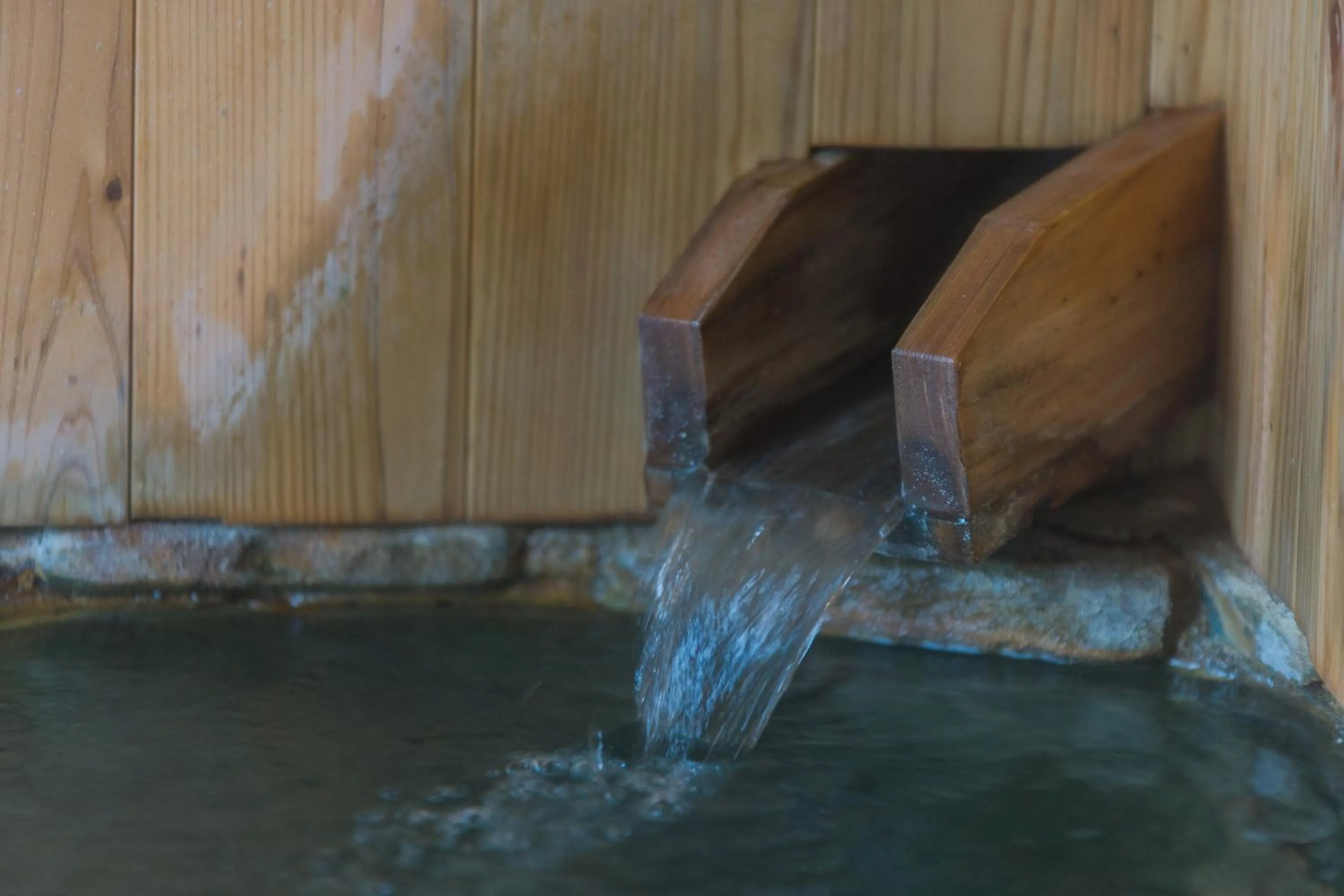 Hot Spring Bath in Aspen Shiga