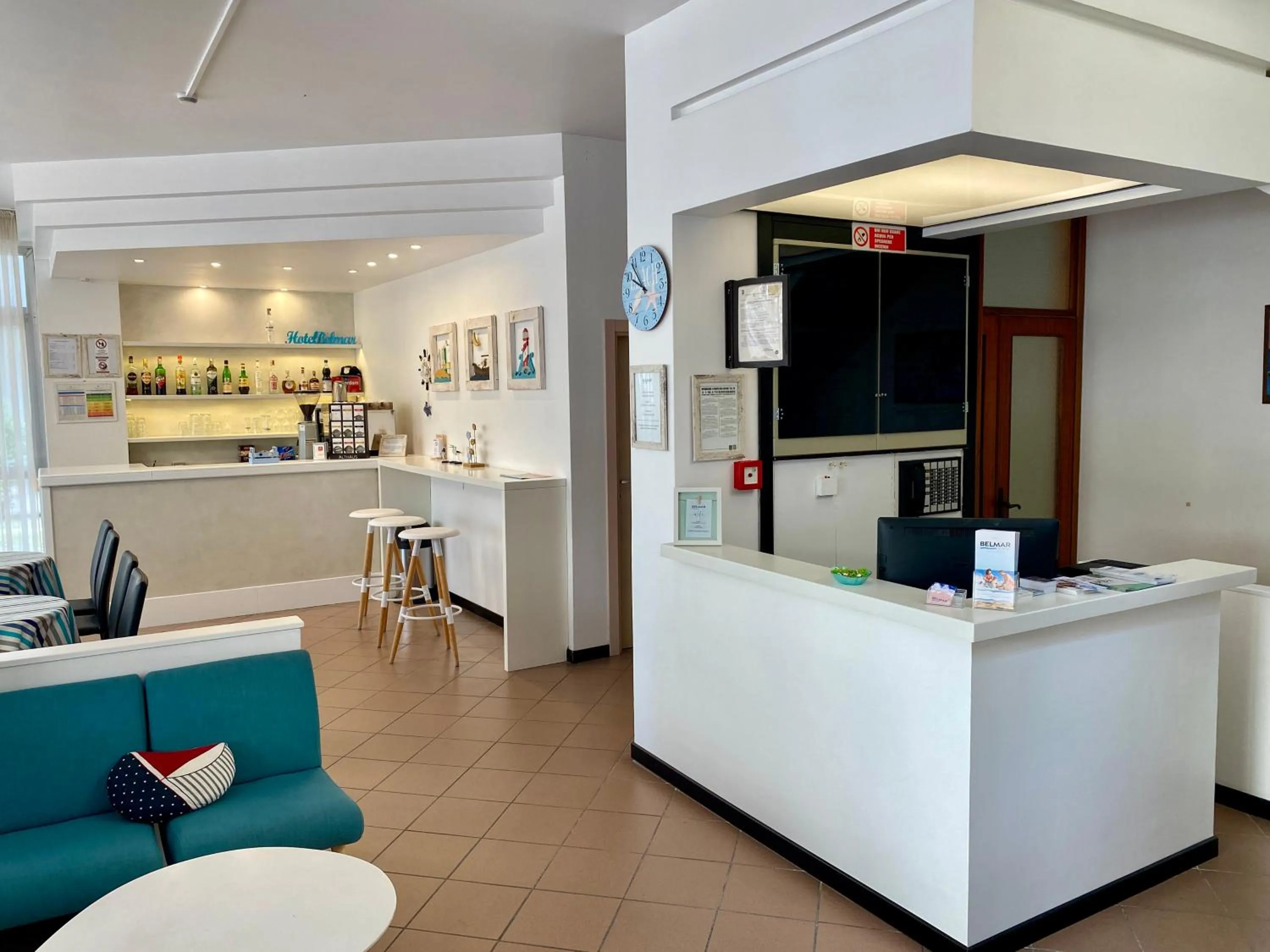 Lobby or reception in Hotel Belmar