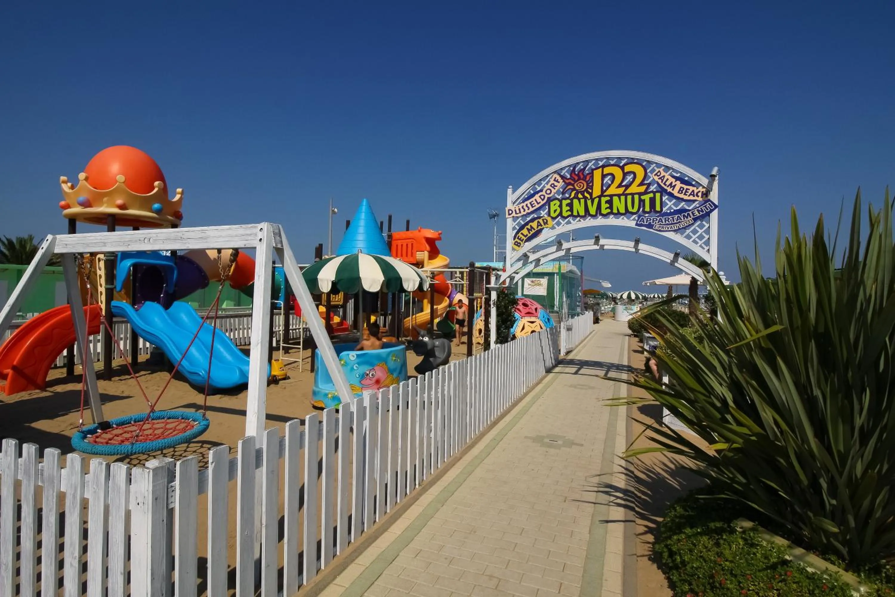 Beach in Hotel Belmar