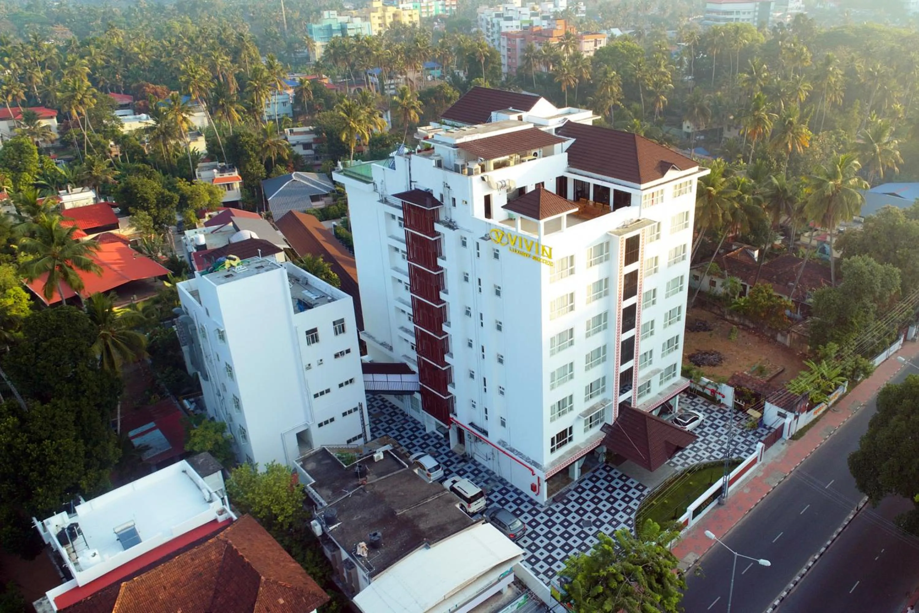 City view in Vivin Luxury Suites