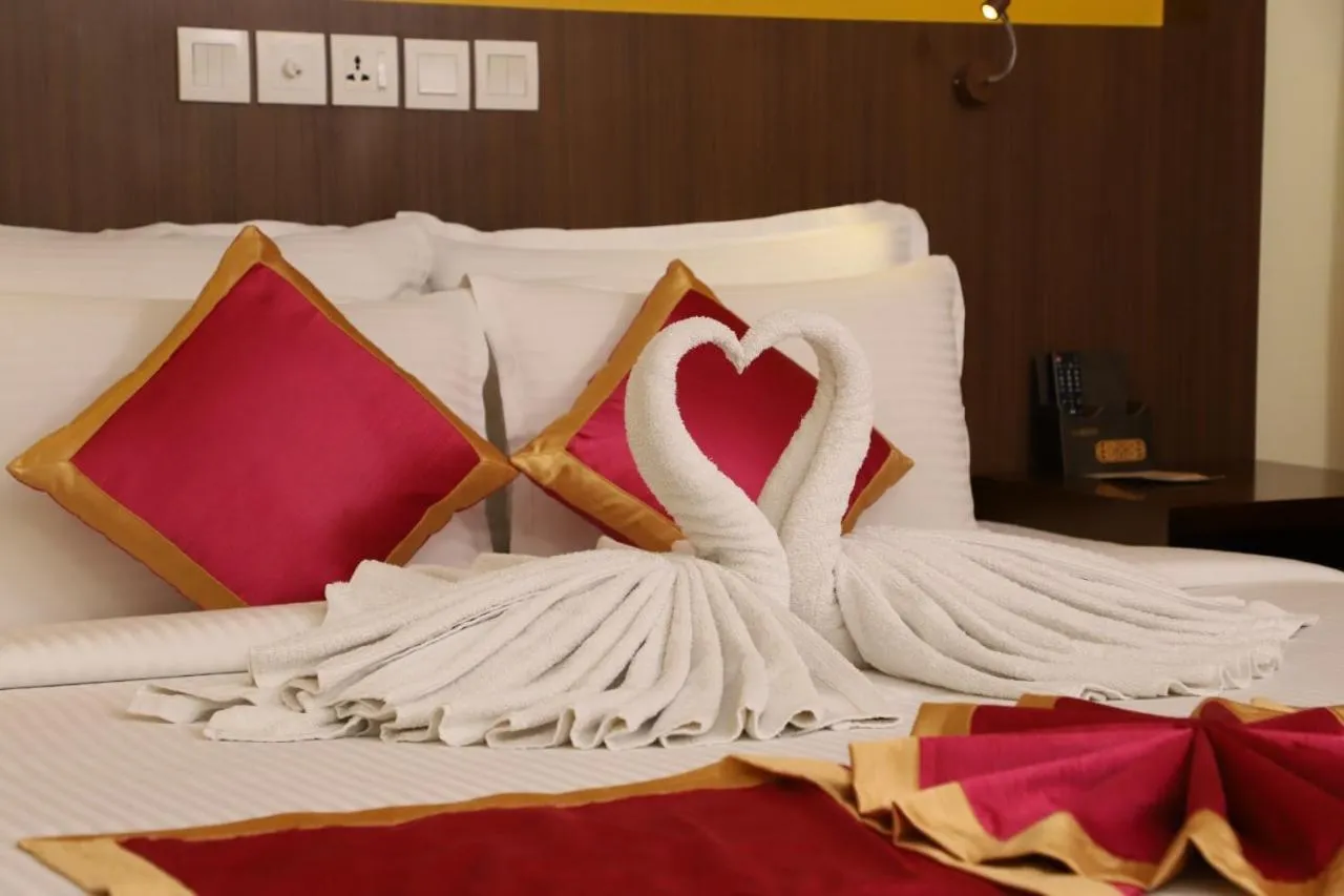 Bed in Vivin Luxury Suites