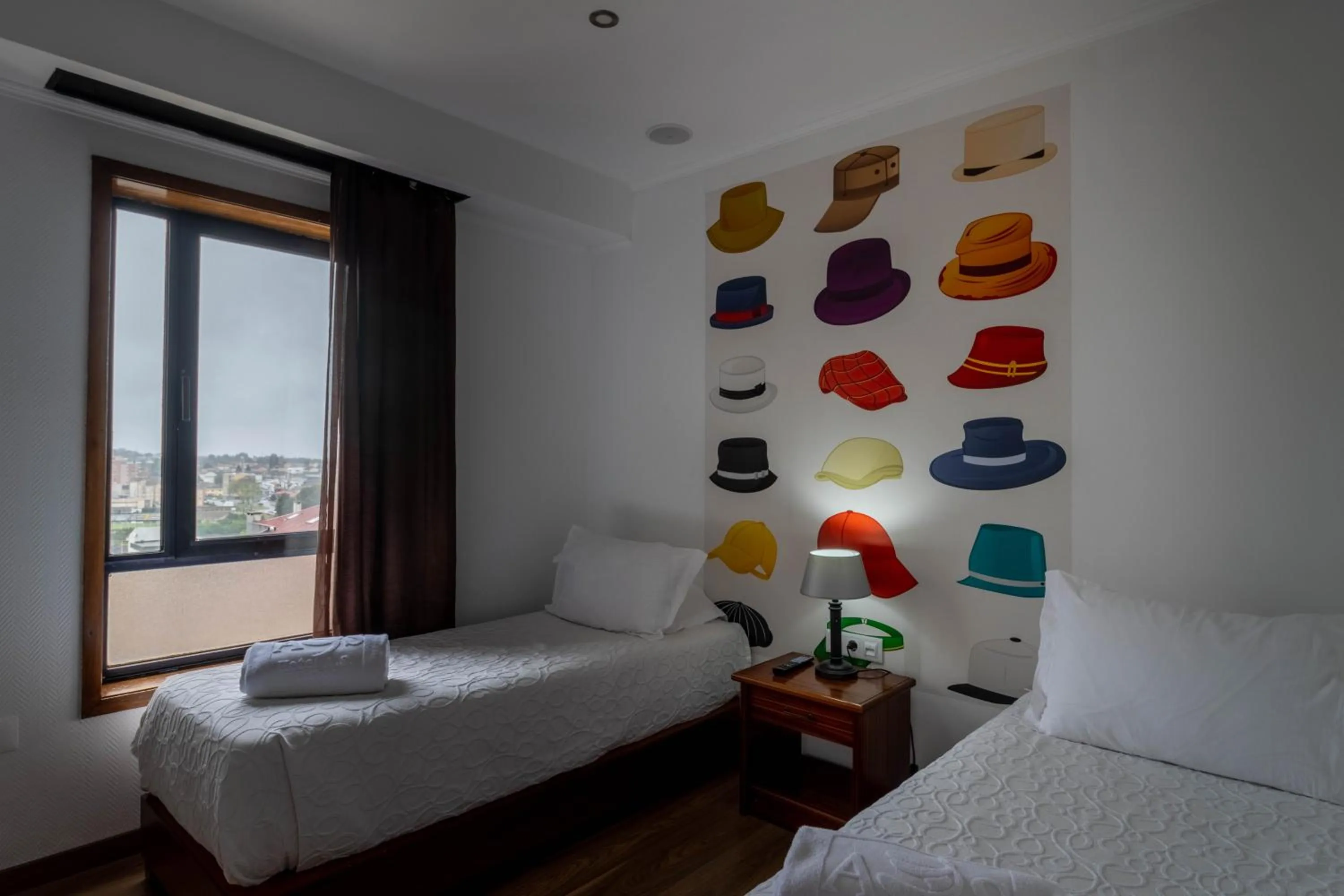 Bed in Hotel A.S. Sao Joao da Madeira