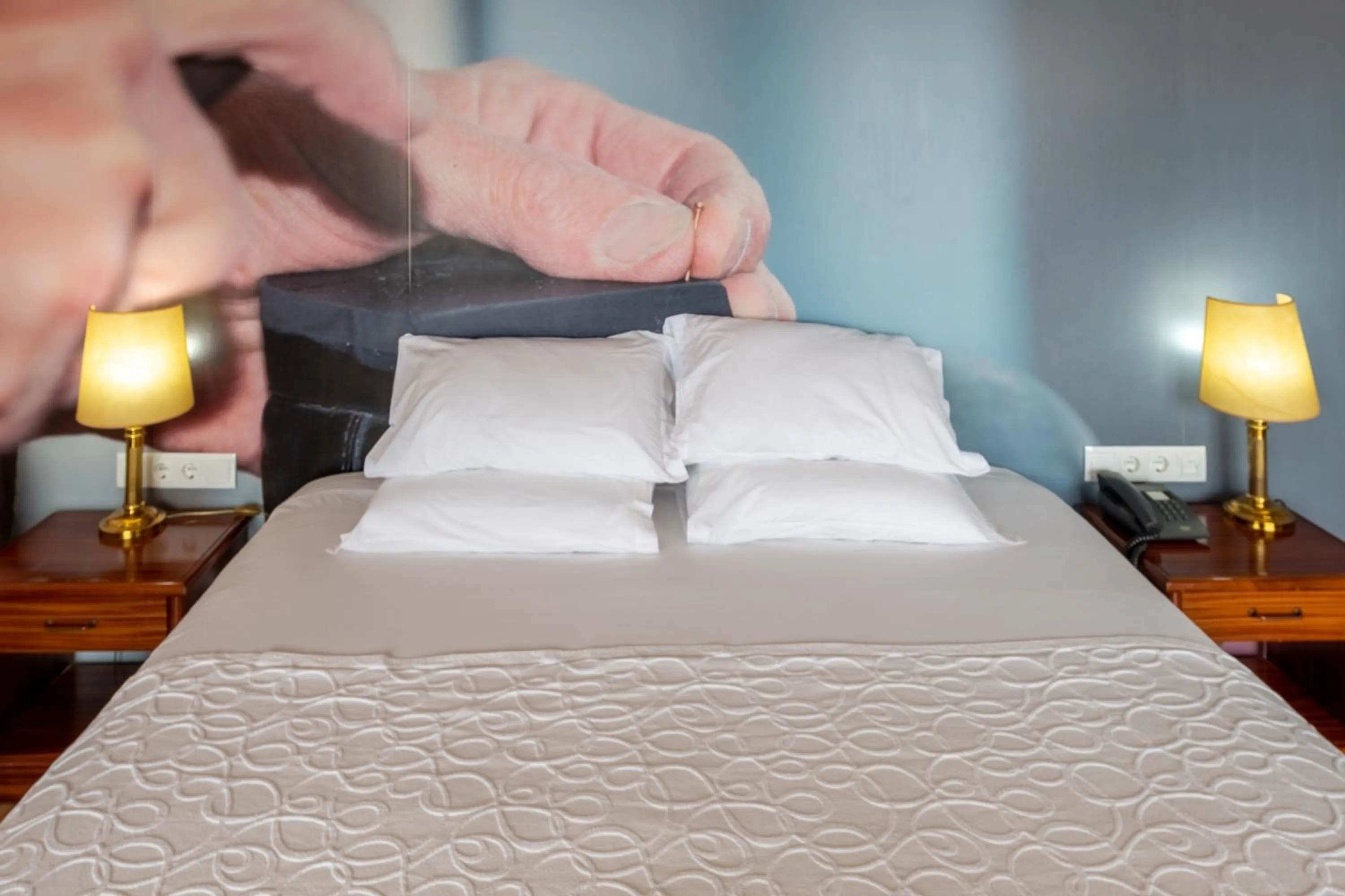 Bedroom, Bed in Hotel A.S. Sao Joao da Madeira