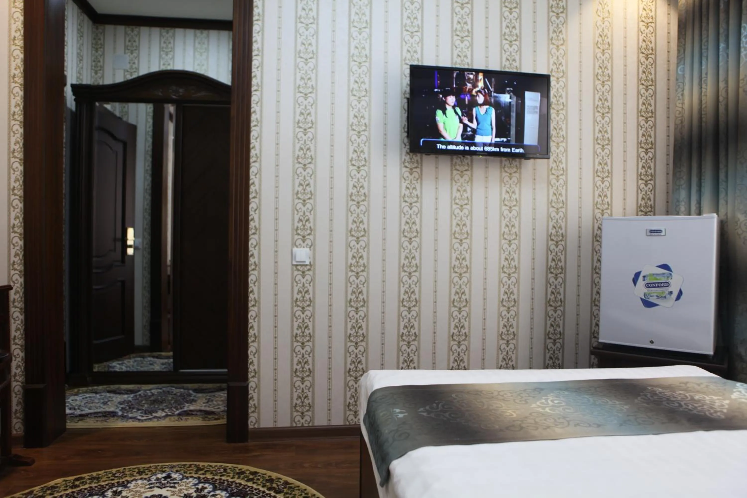 Bed in Hotel Naxshab