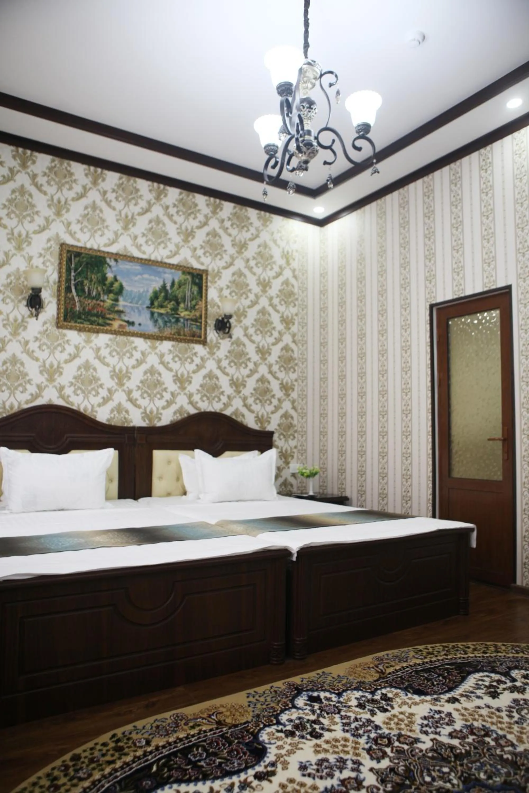 Bed in Hotel Naxshab