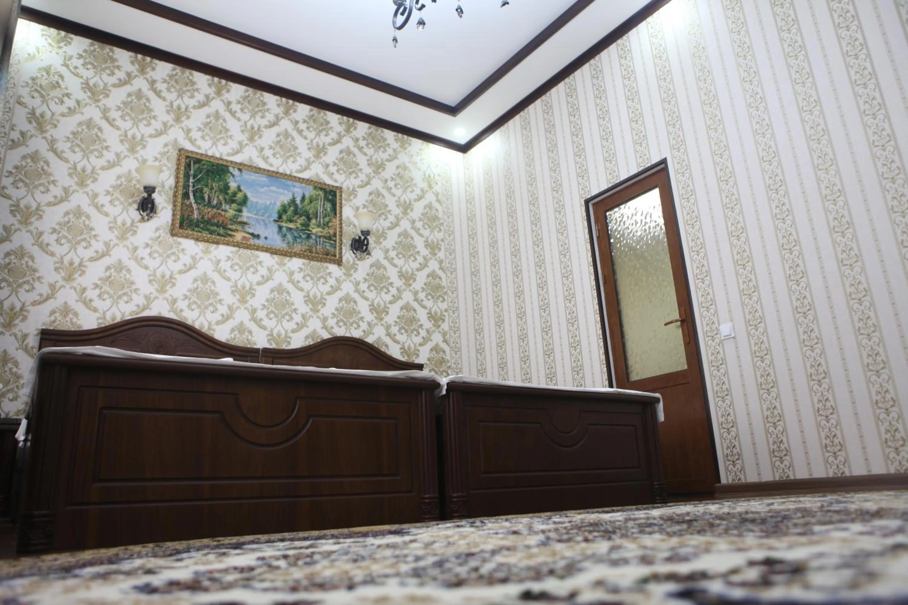 Bed in Hotel Naxshab