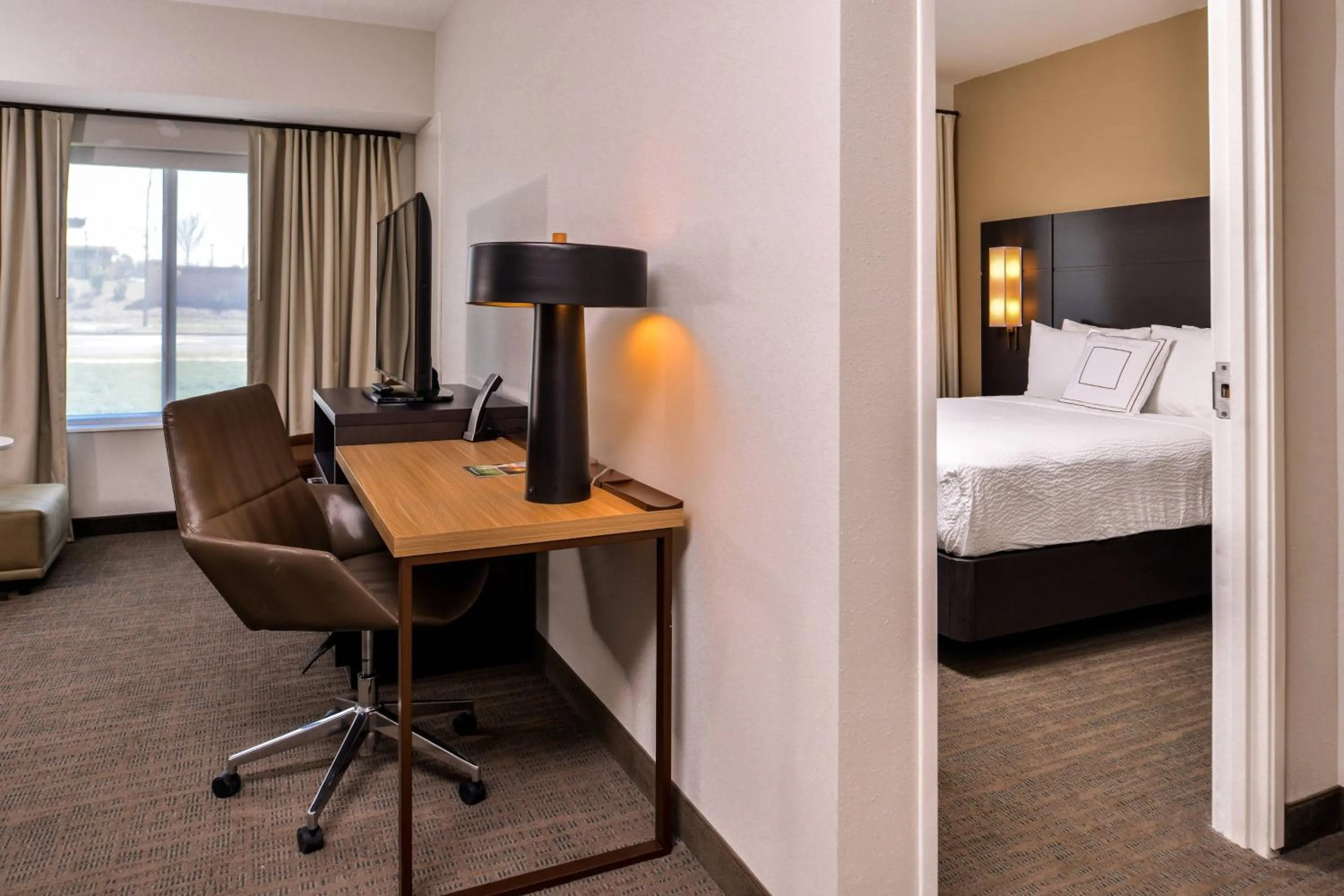 Bedroom, Bed in Residence Inn by Marriott Charlotte Steele Creek