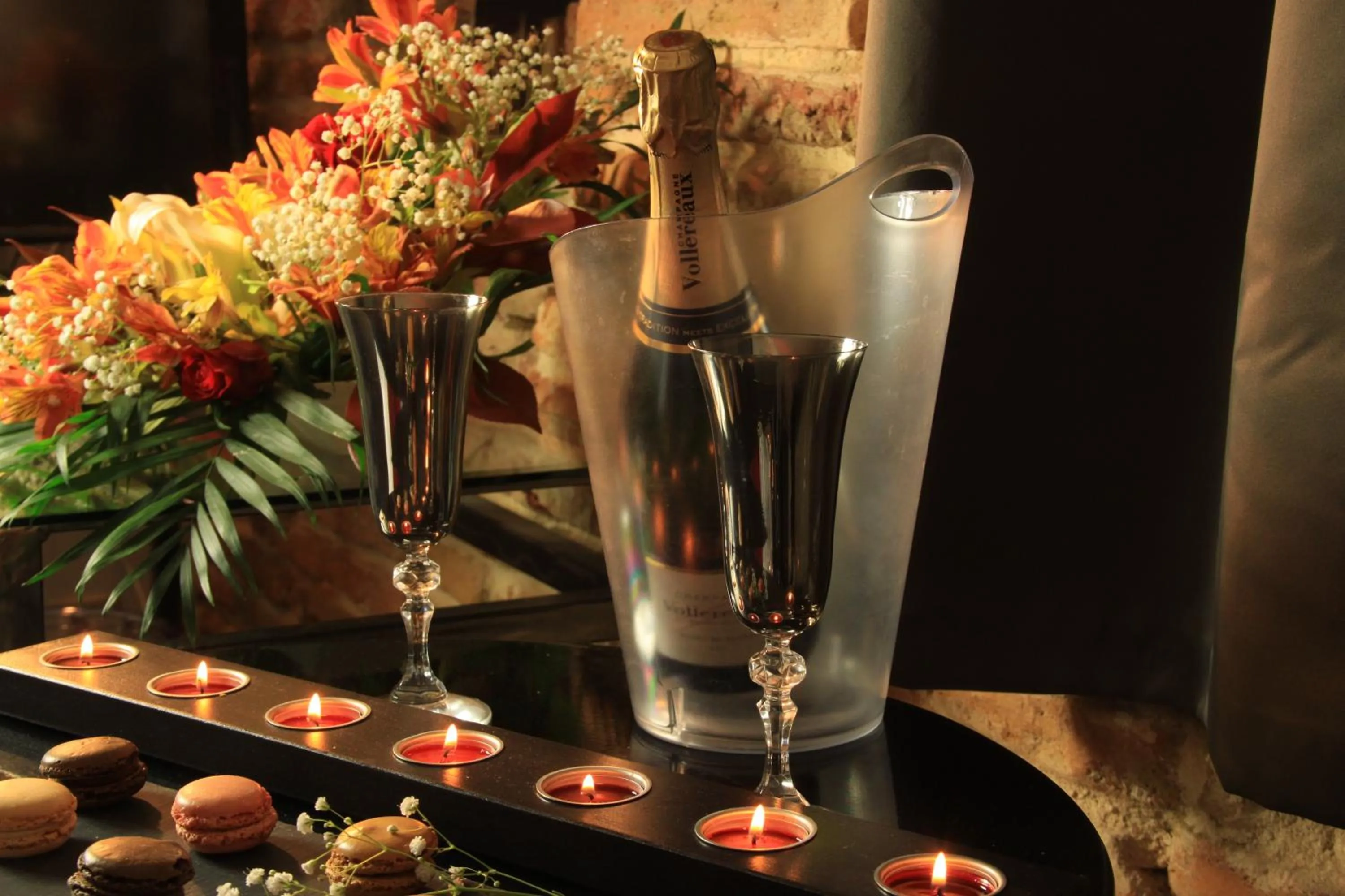 Food and drinks in Hôtel des Arts