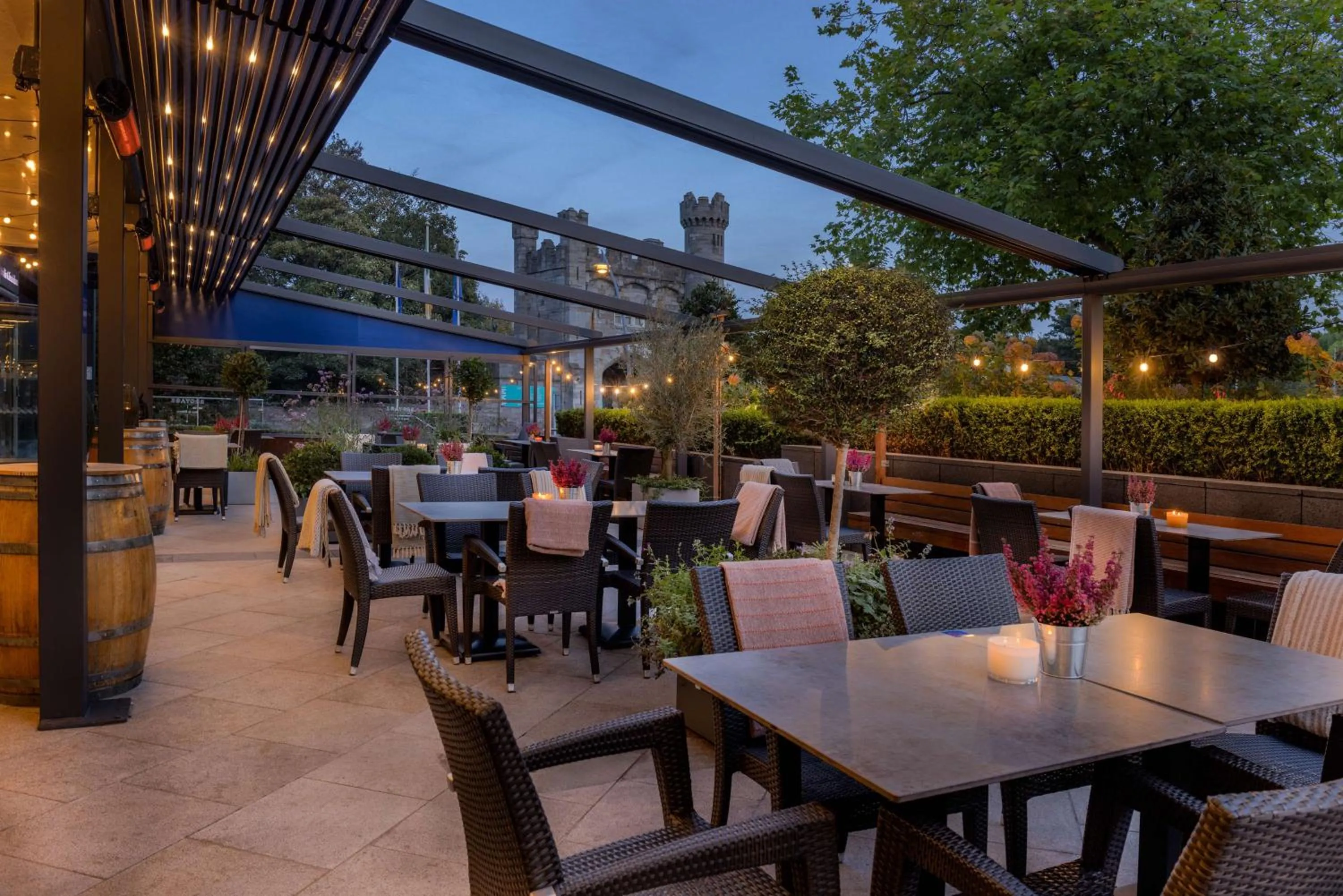 Inner courtyard view in Hilton Dublin Kilmainham