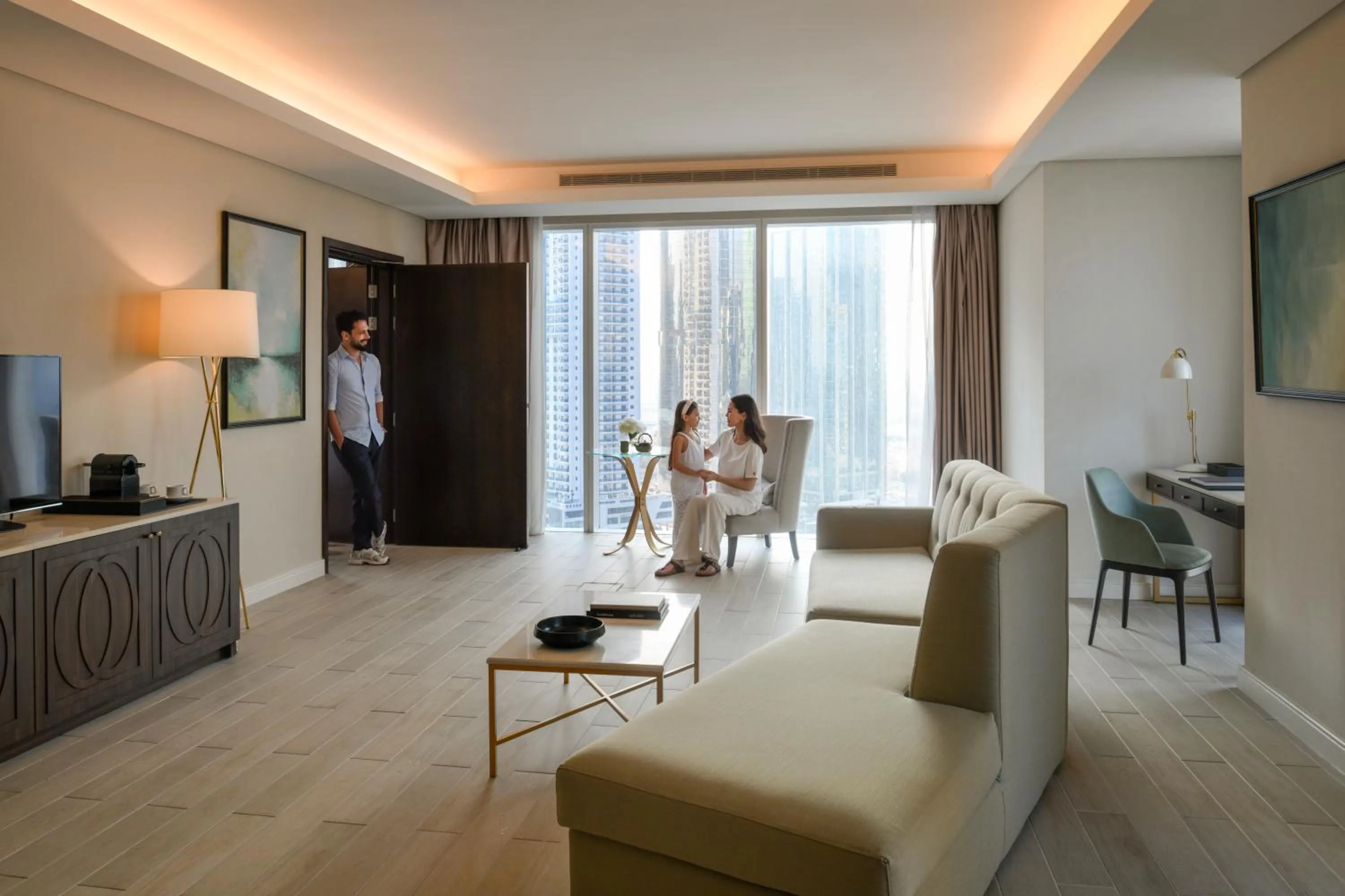 People in Dusit Doha Hotel