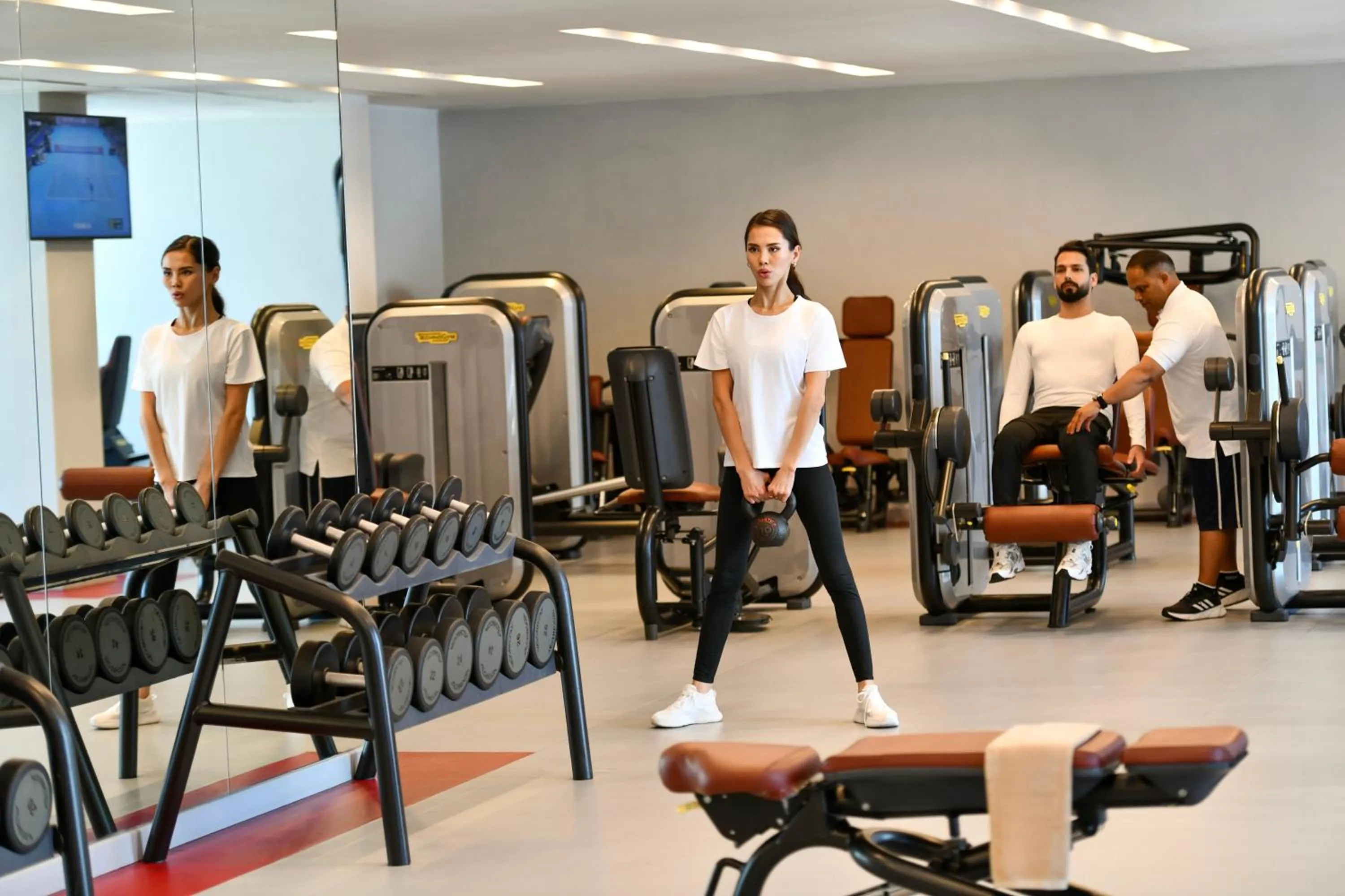 People in Dusit Doha Hotel