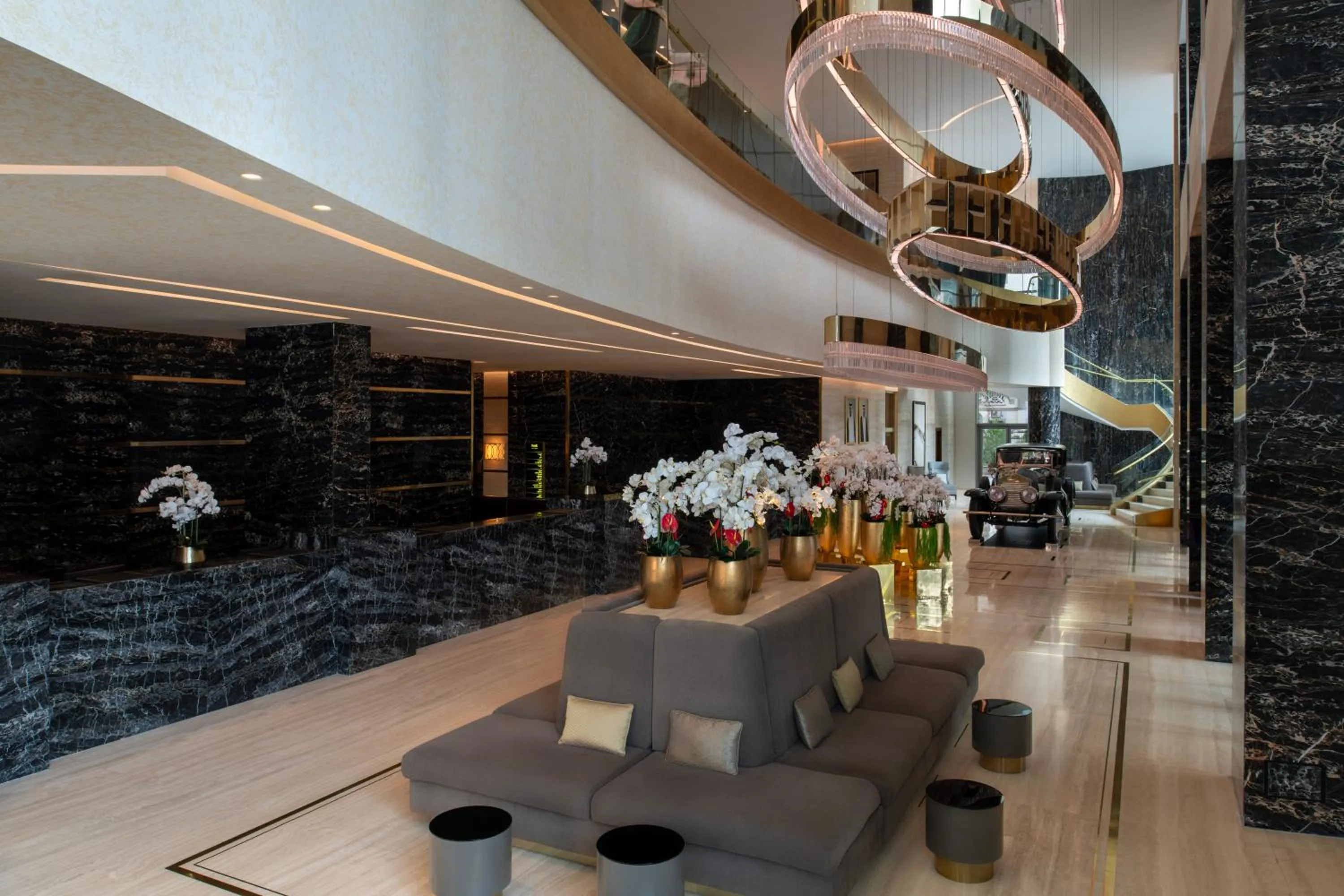 Lobby or reception in Dusit Doha Hotel