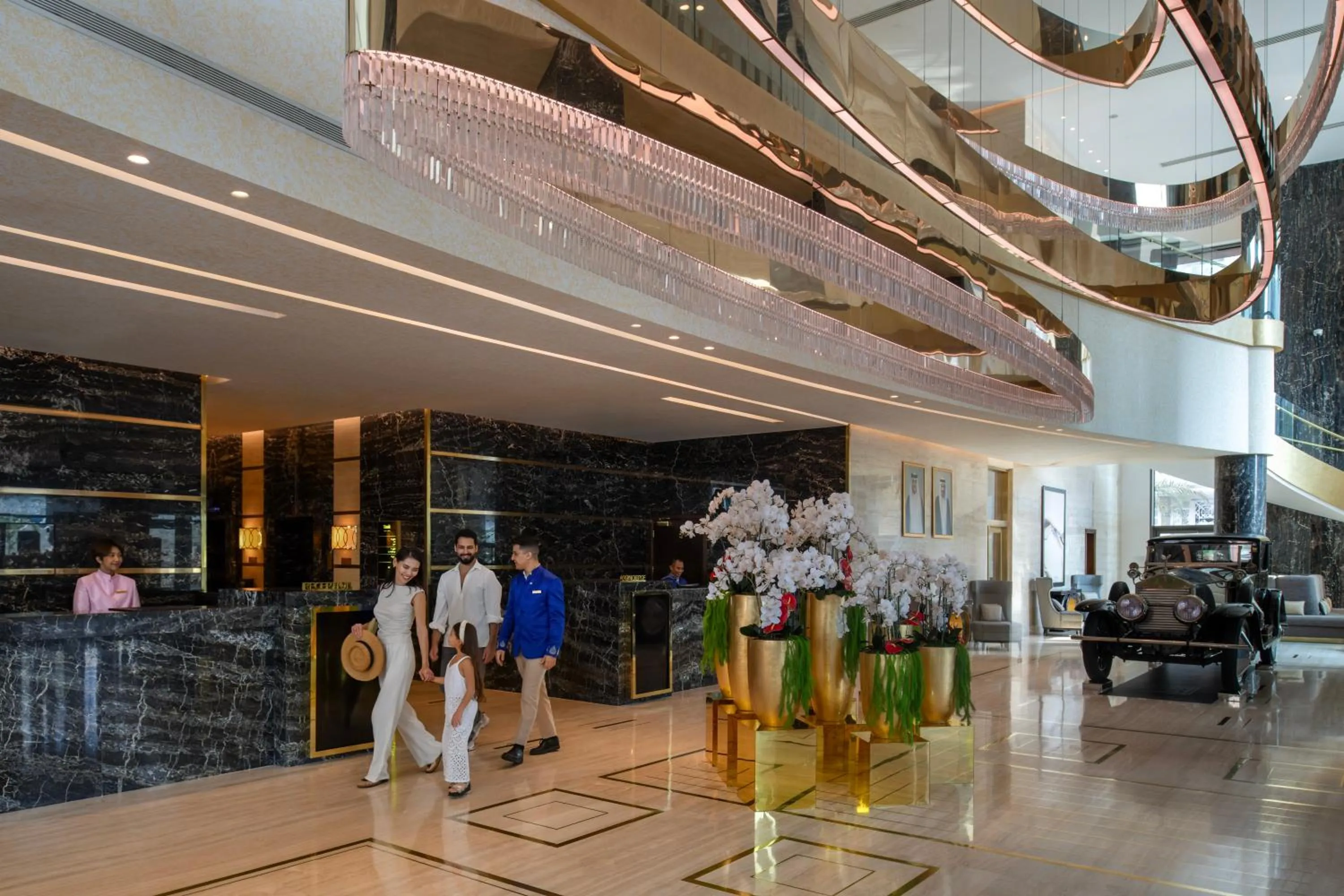 Staff in Dusit Doha Hotel