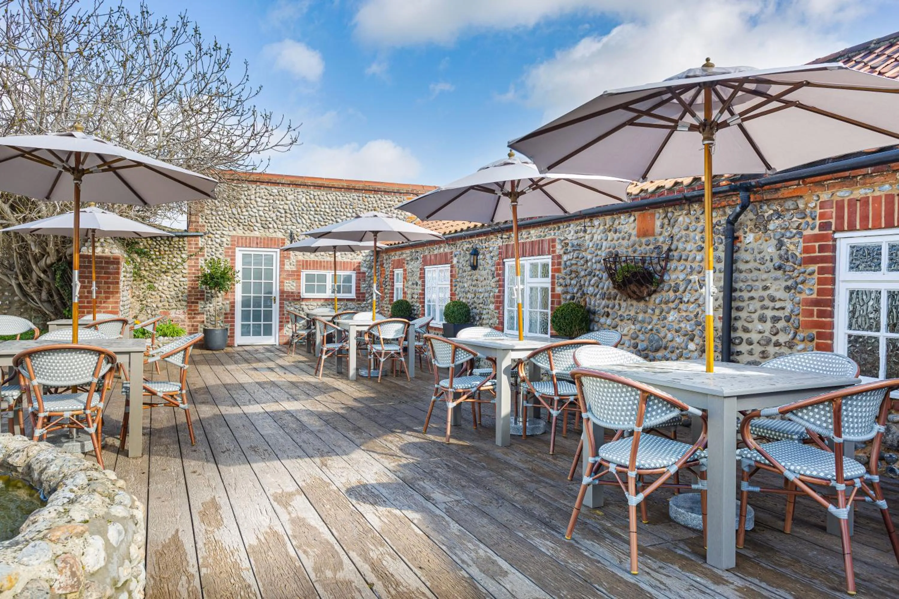 Balcony/Terrace in The Manor Coastal Hotel & Inn, Blakeney - The Coaching Inn Group