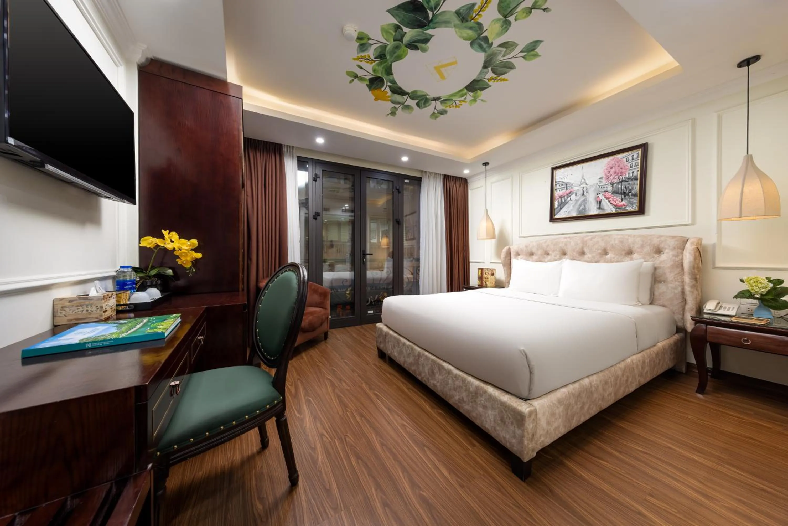 TV and multimedia, Bed in Golden Legend Palace Hotel & Travel