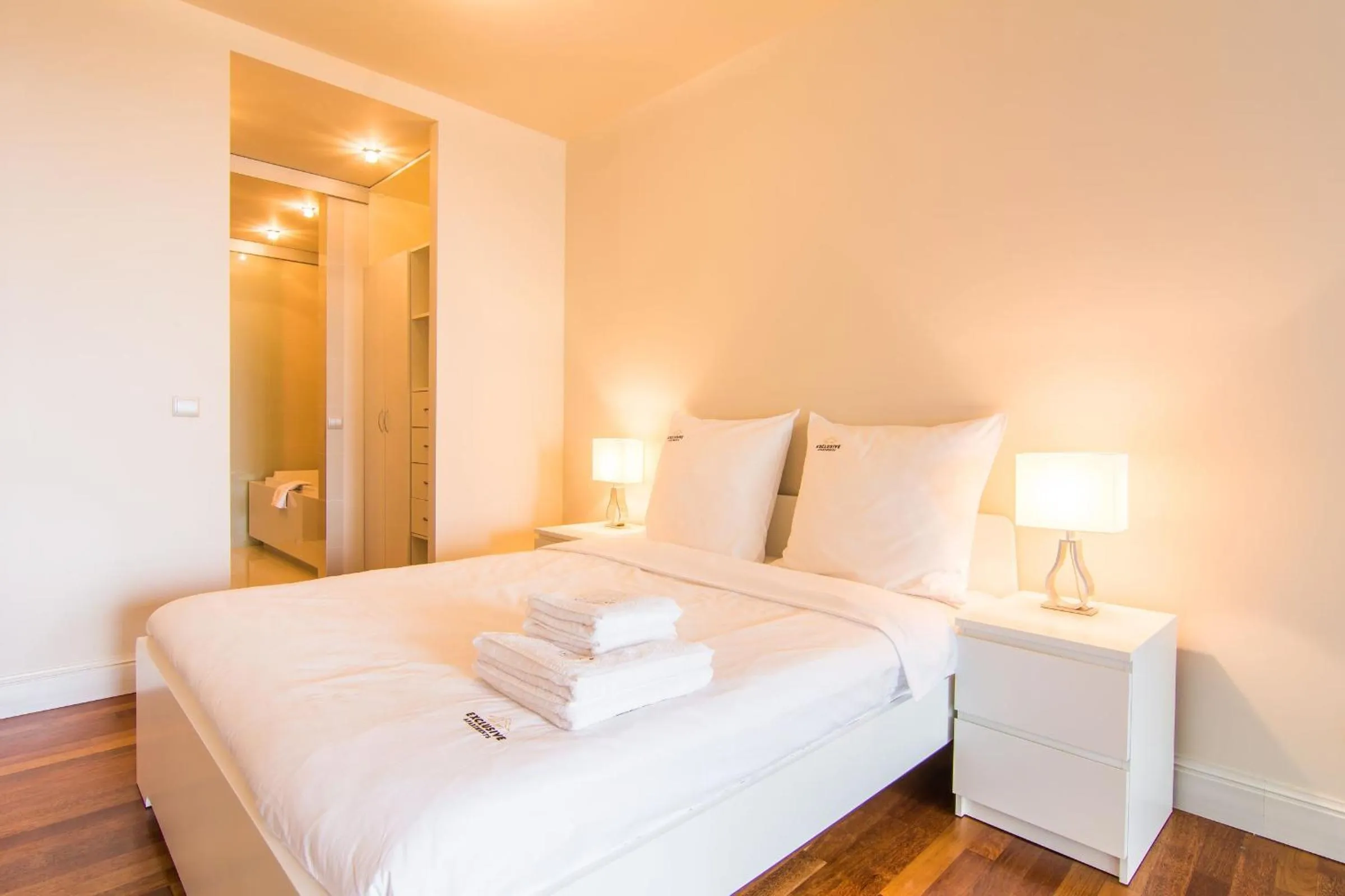 Bed in EXCLUSIVE Aparthotel