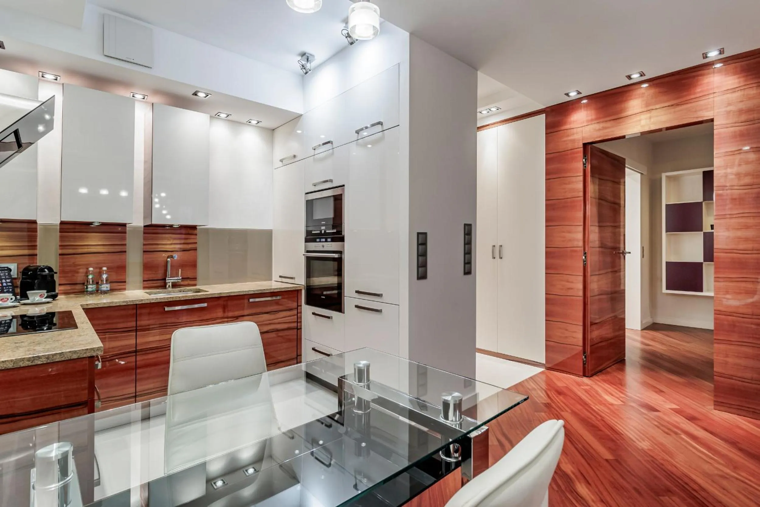 Kitchen or kitchenette in EXCLUSIVE Aparthotel