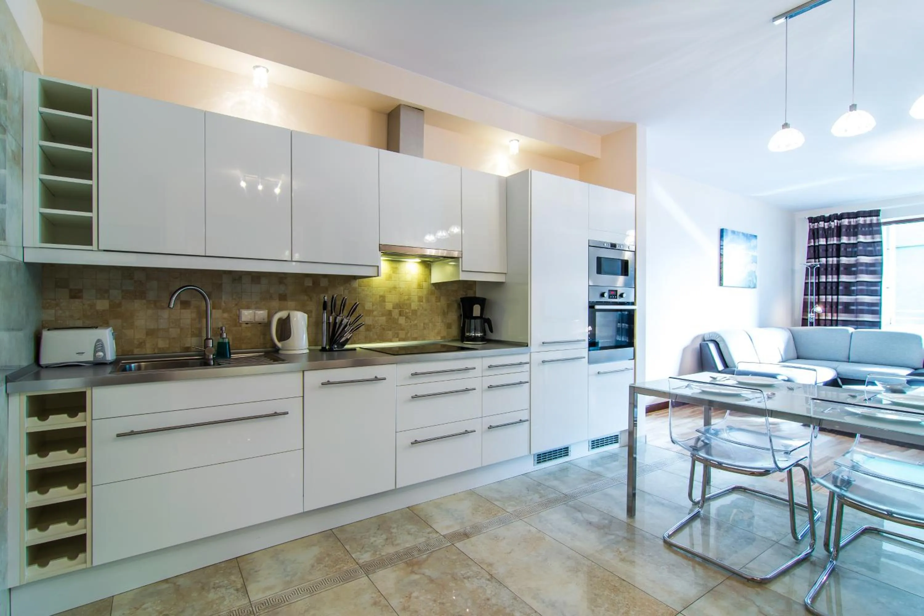Kitchen or kitchenette in EXCLUSIVE Aparthotel