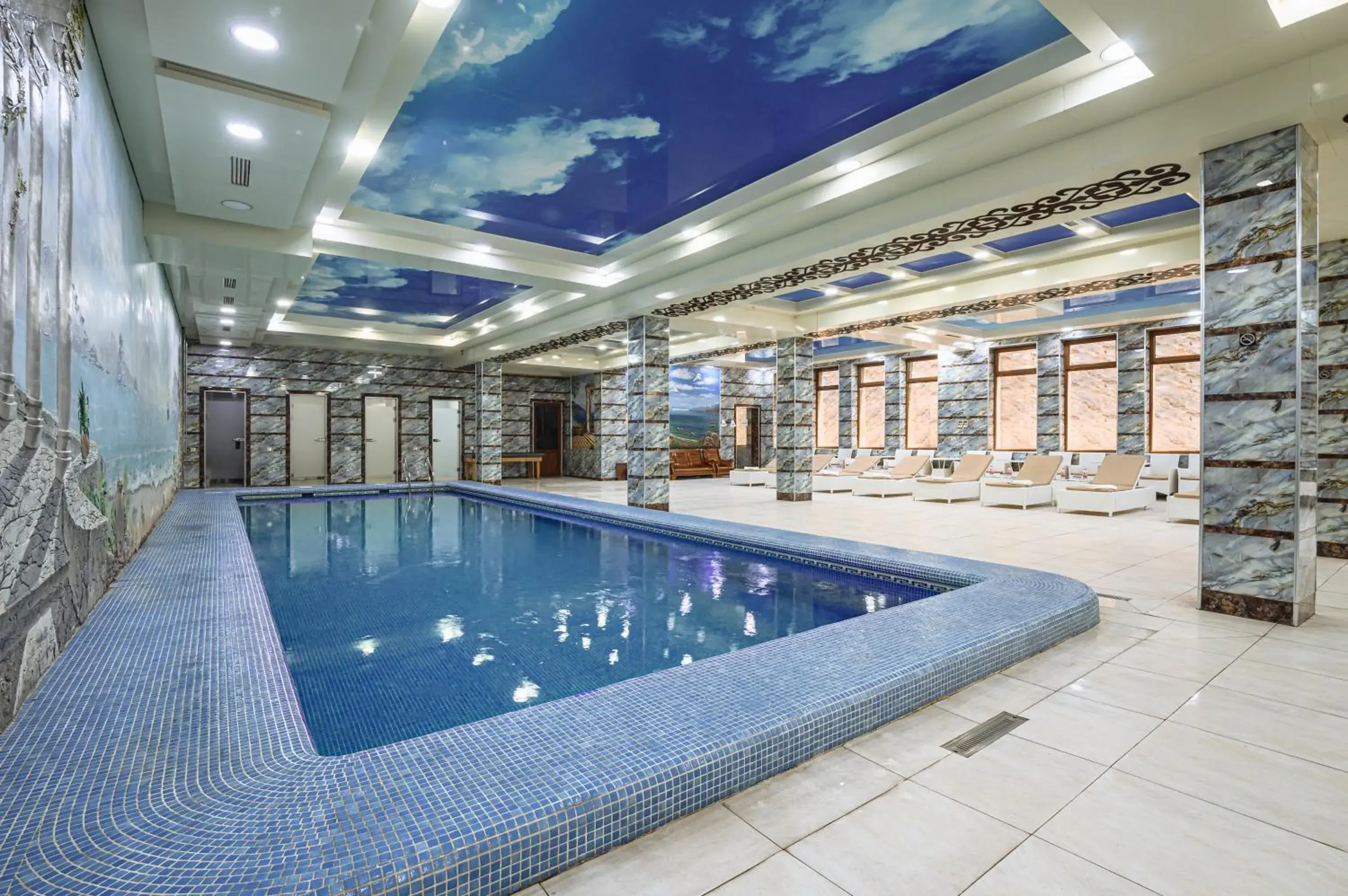 Pool view in Daniel Hill Hotel Pool view in Daniel Hill Hotel