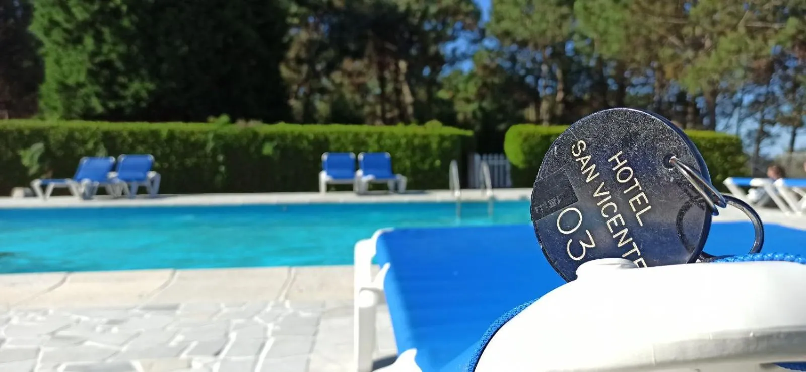 Swimming pool in Duerming San Vicente Hotel