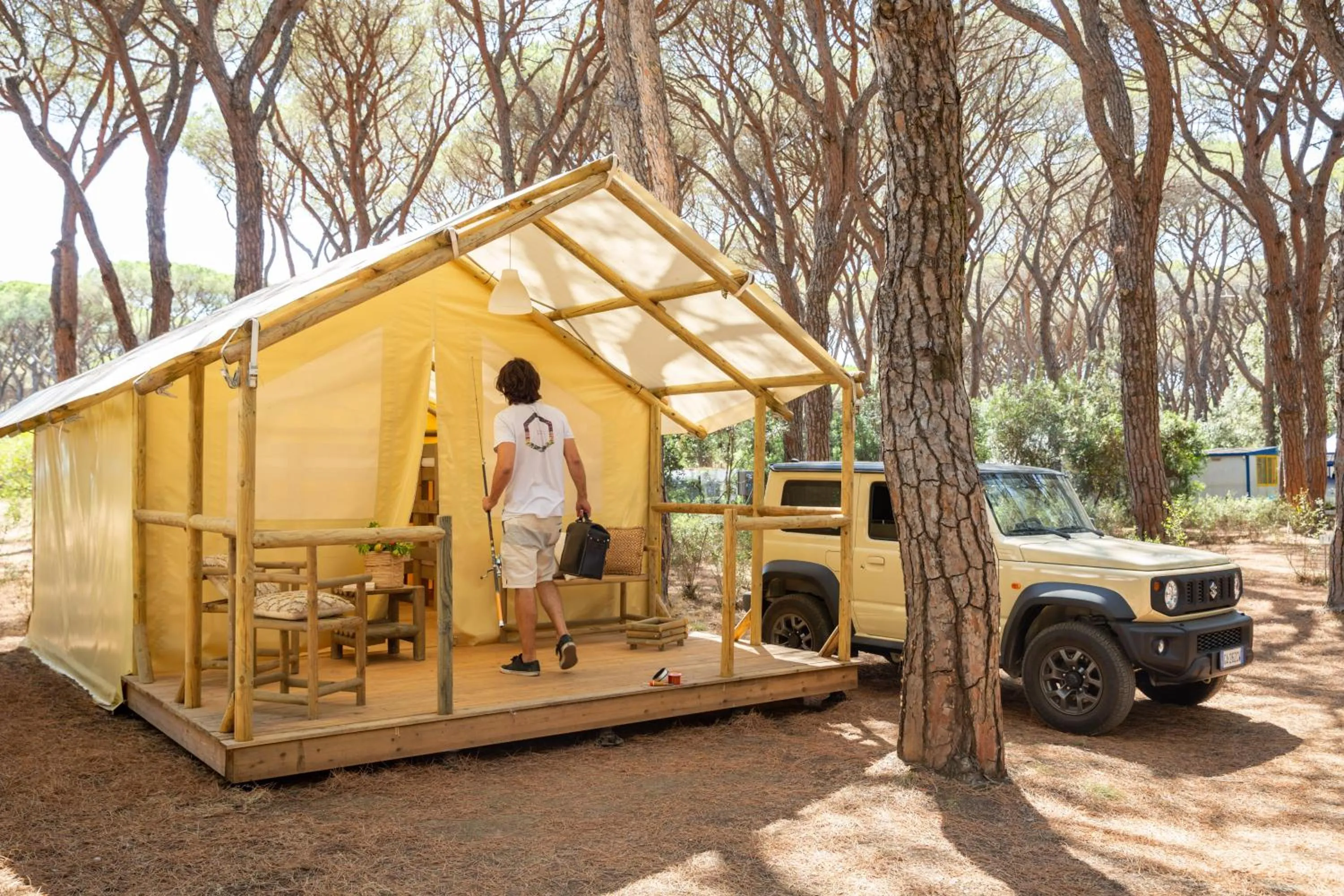 6-Bed Mixed Dormitory Tent in Gitavillage Le Marze