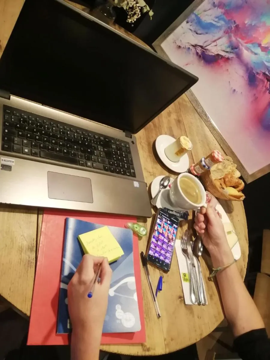 Seating area in Logis Hotel Le Nouvel
