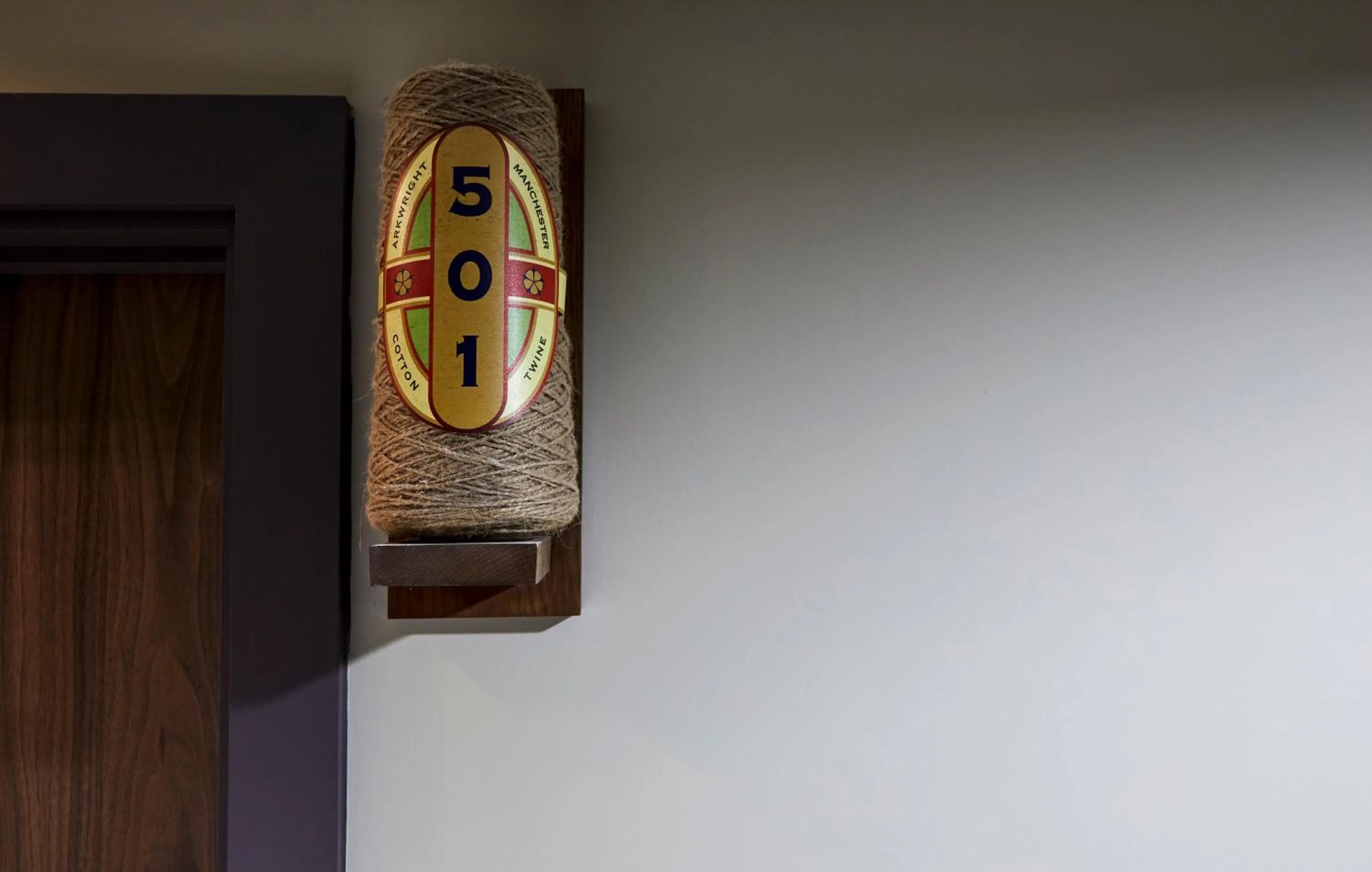 Decorative detail in Hotel Indigo Manchester - Victoria Station by IHG