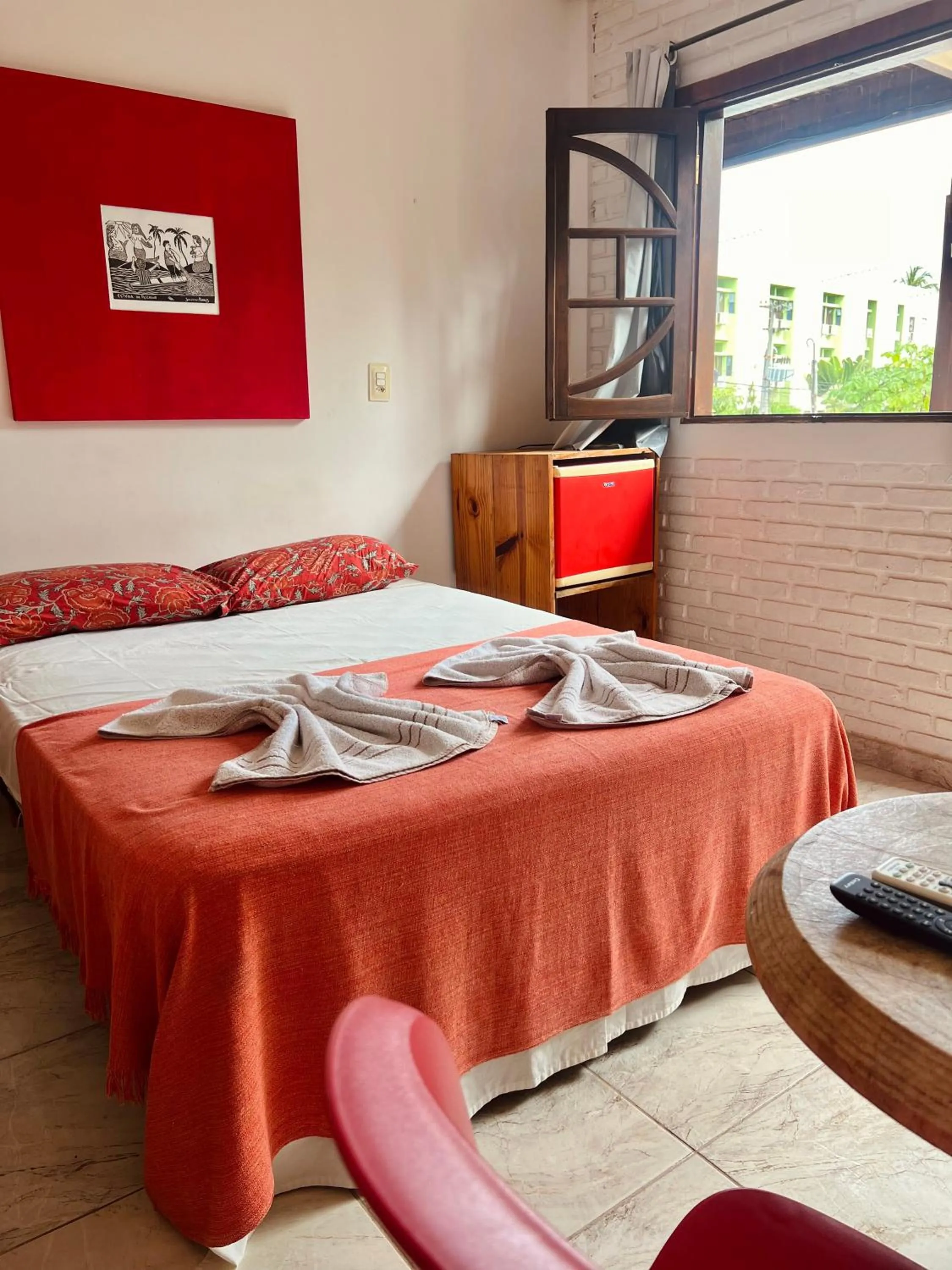 Bed in Pousada Costa Tropical