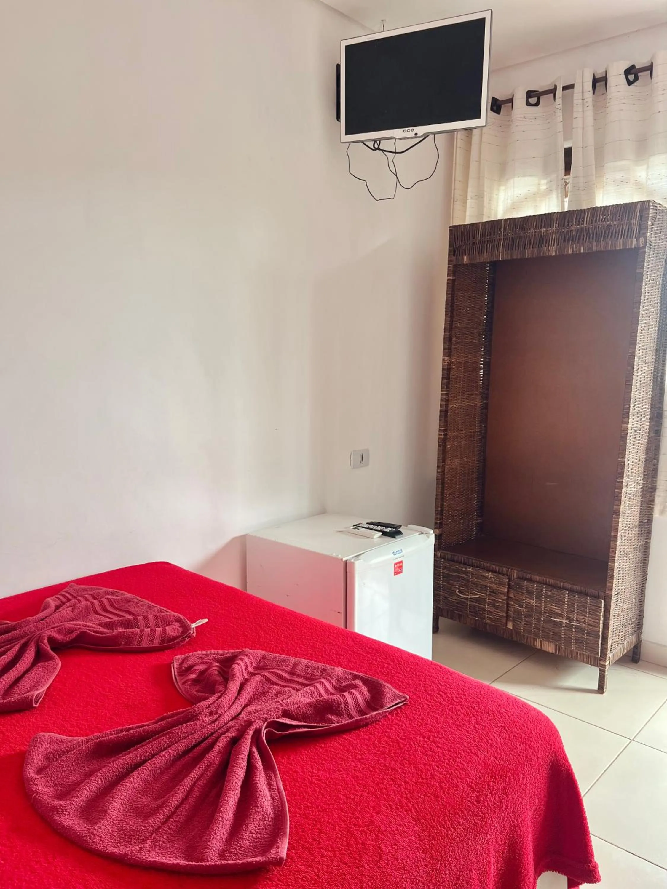 Bed in Pousada Costa Tropical