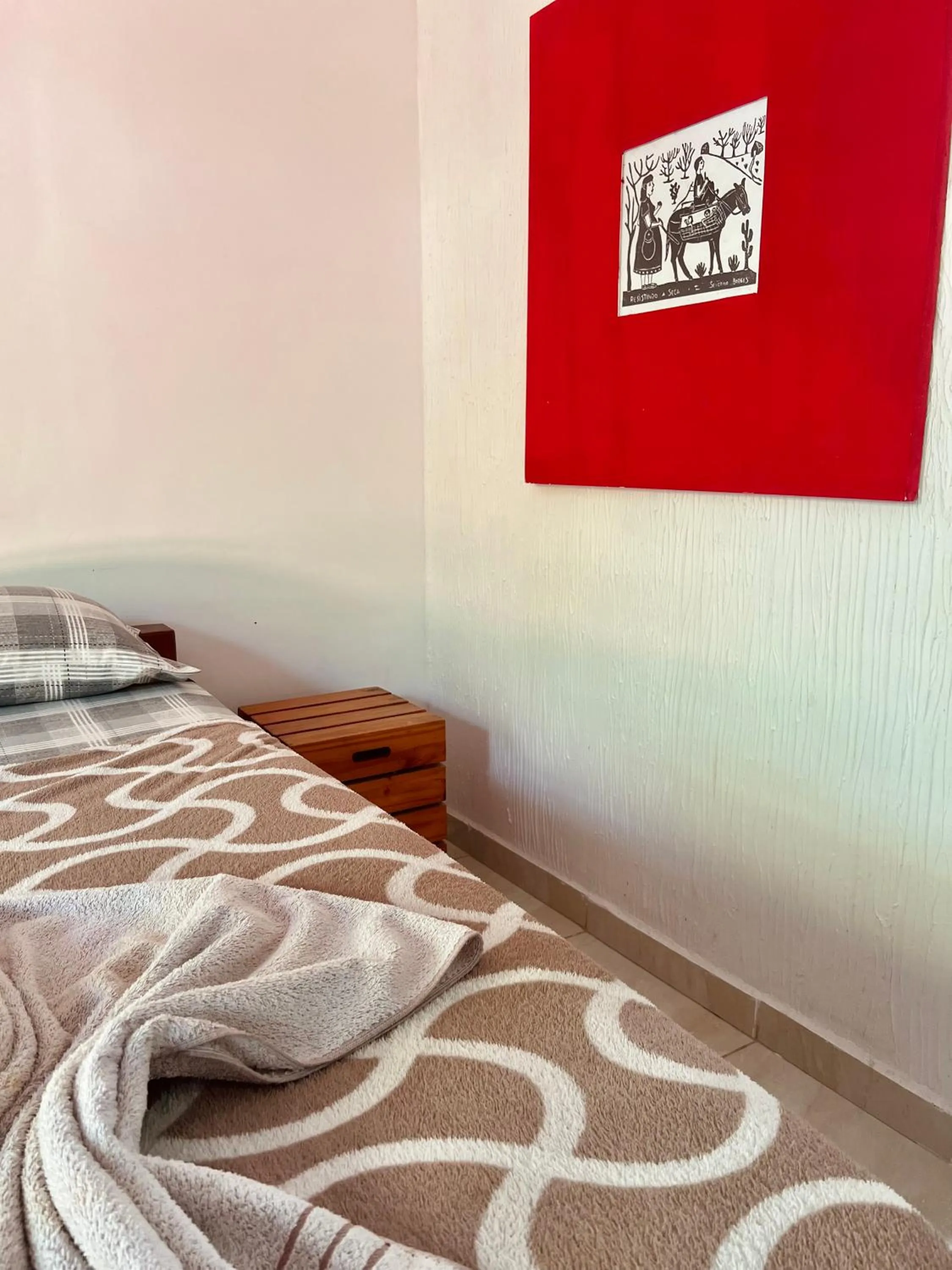 Bed in Pousada Costa Tropical