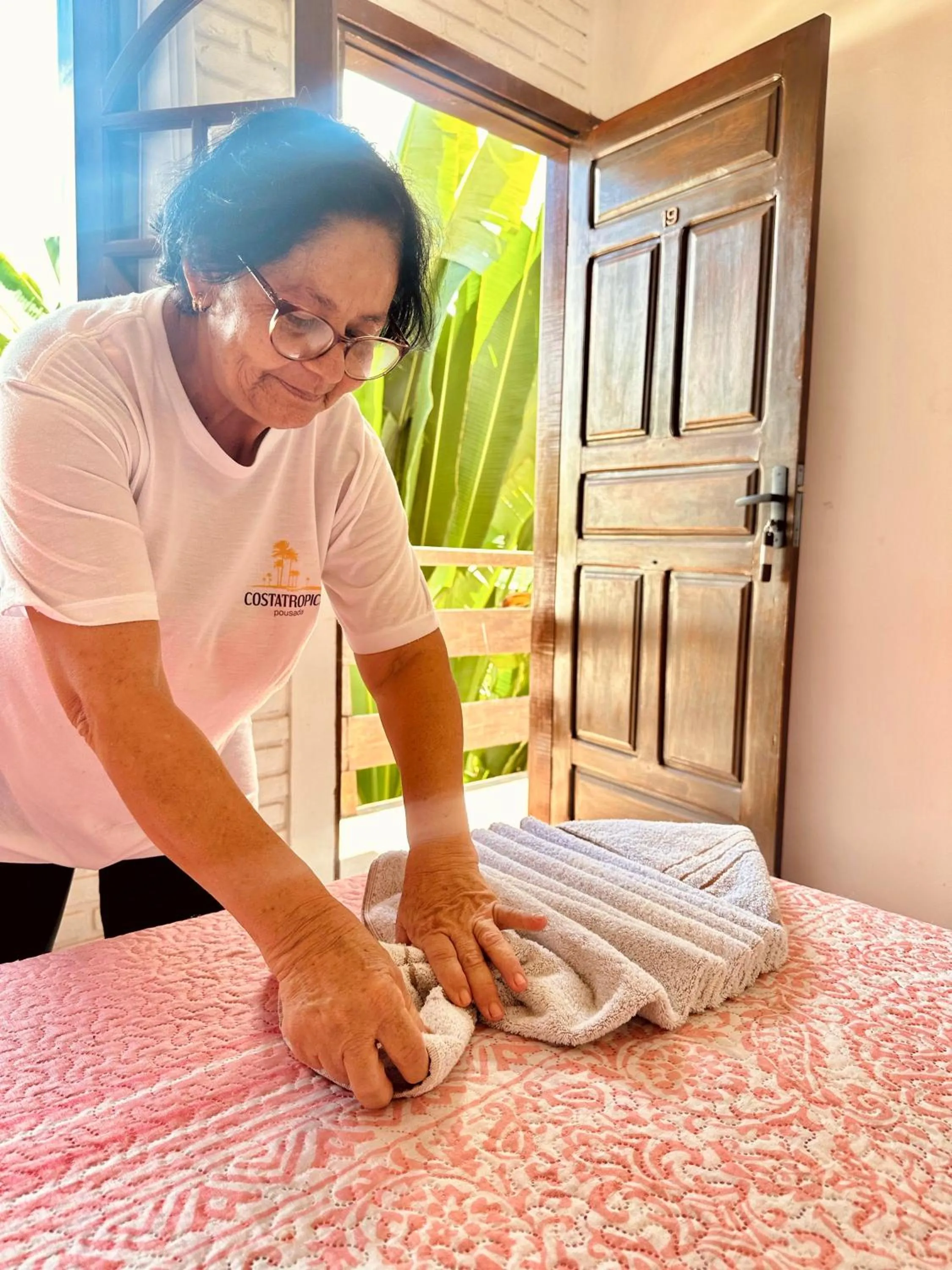 Bed in Pousada Costa Tropical