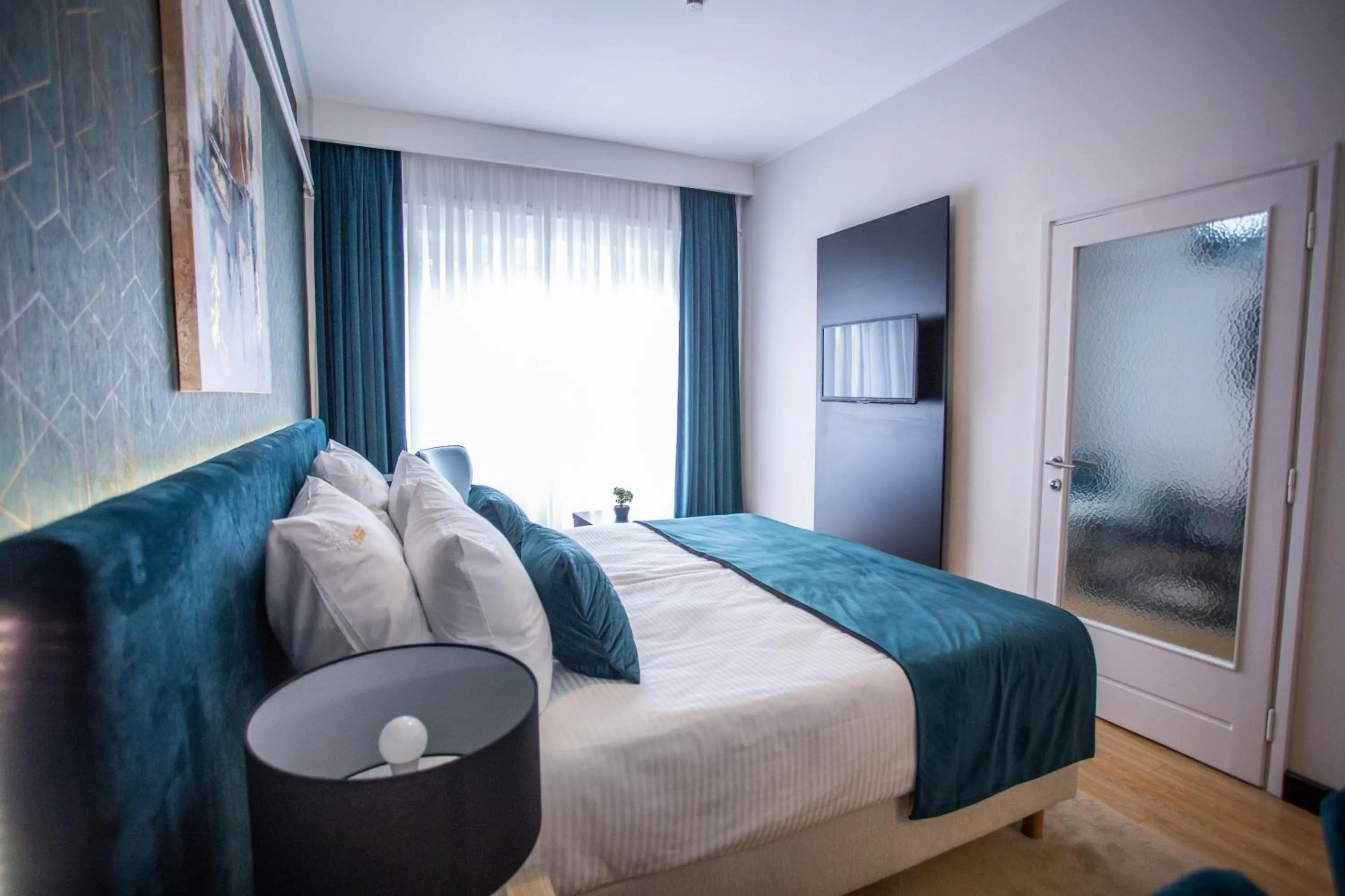 Bed in Hotel Srem