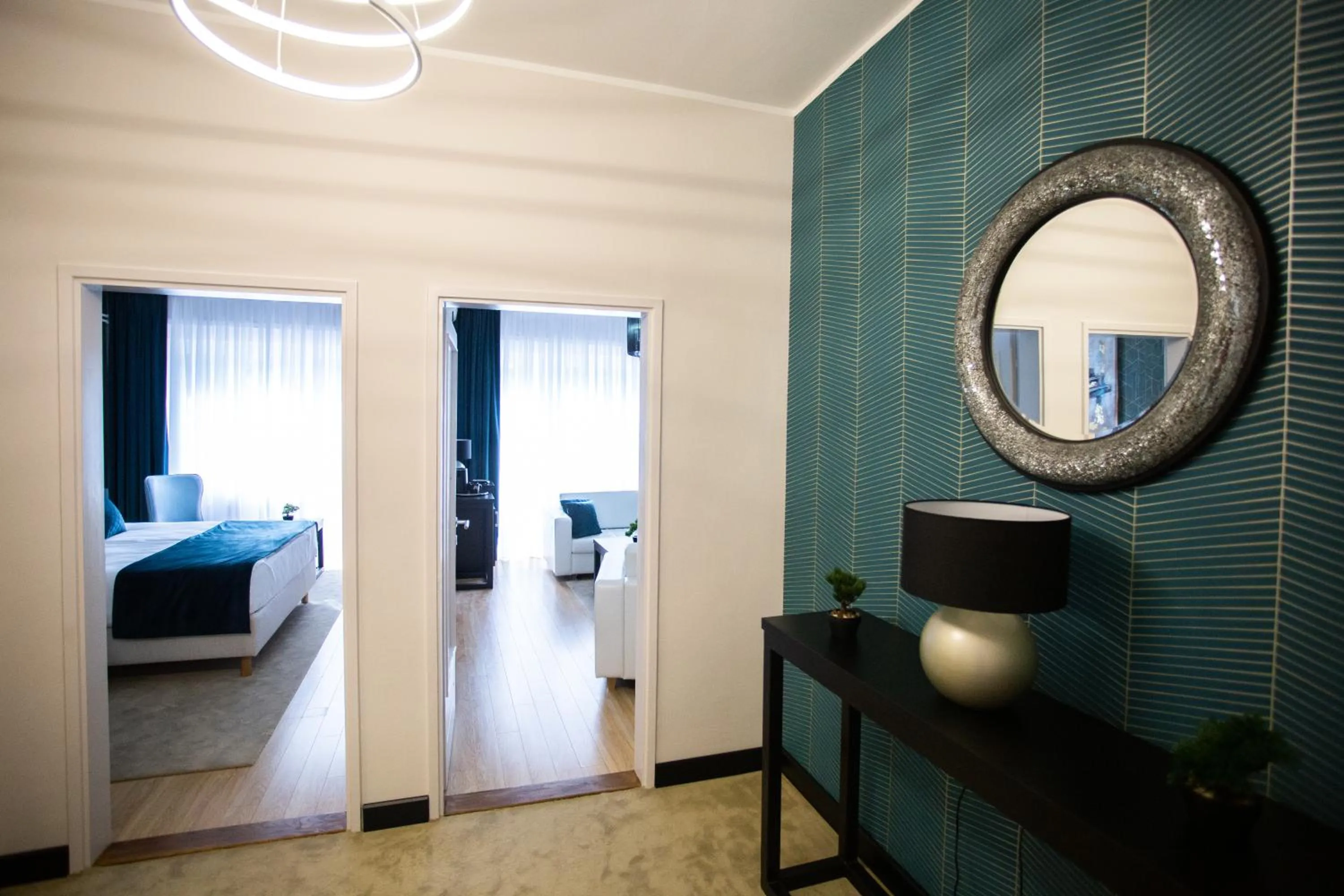 Living room, Bed in Hotel Srem