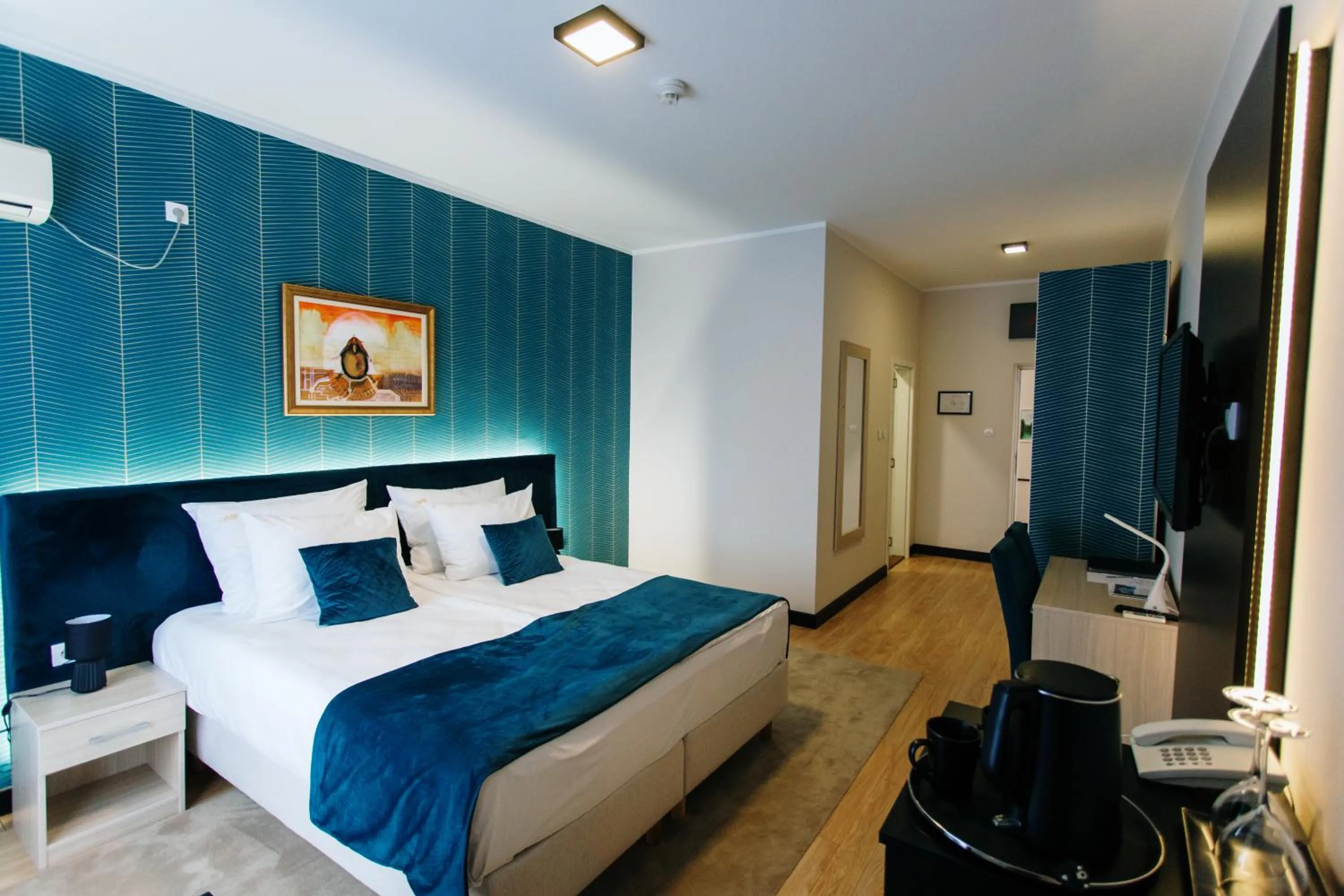 Bed in Hotel Srem