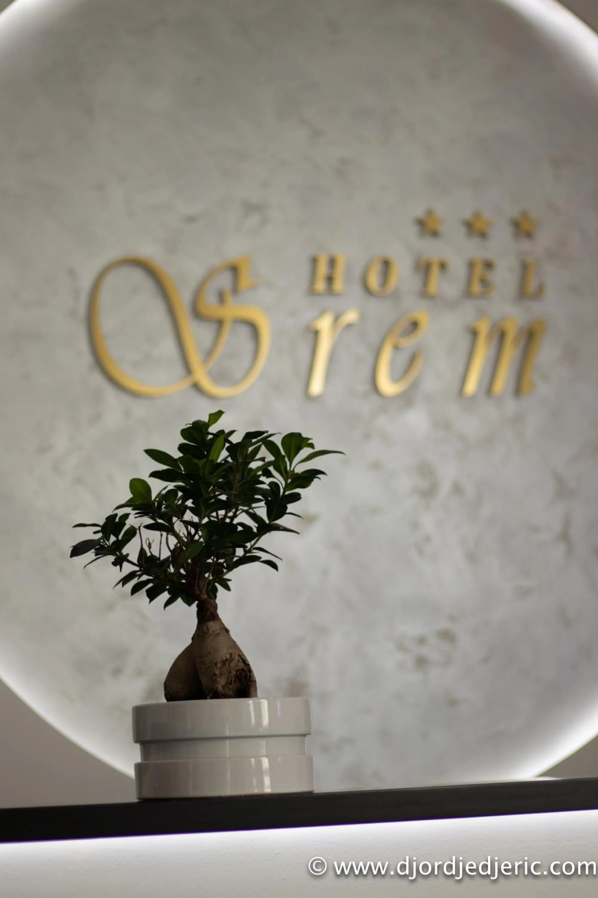 Property logo or sign in Hotel Srem