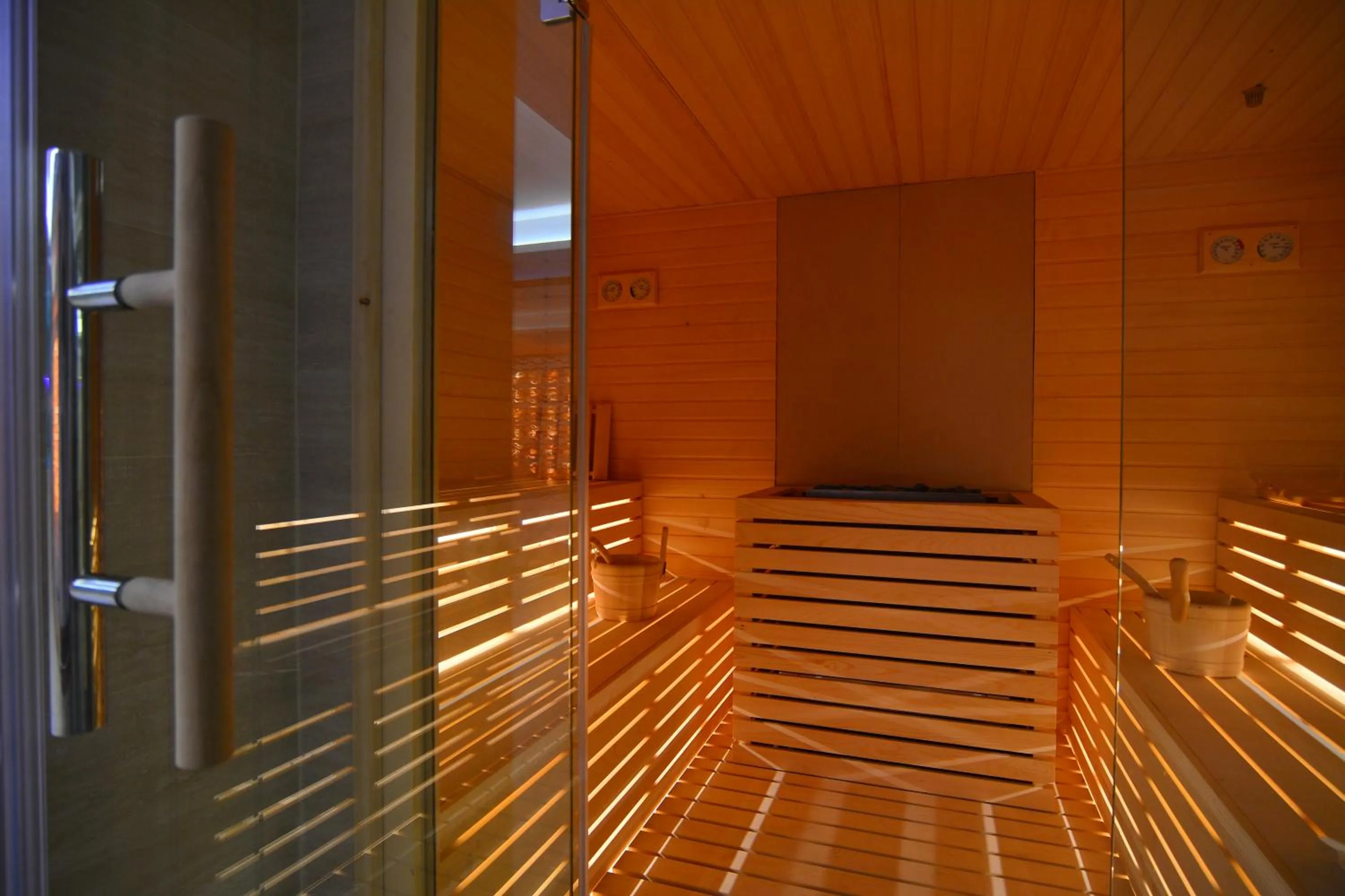 Sauna in Te Stela Resort & SPA