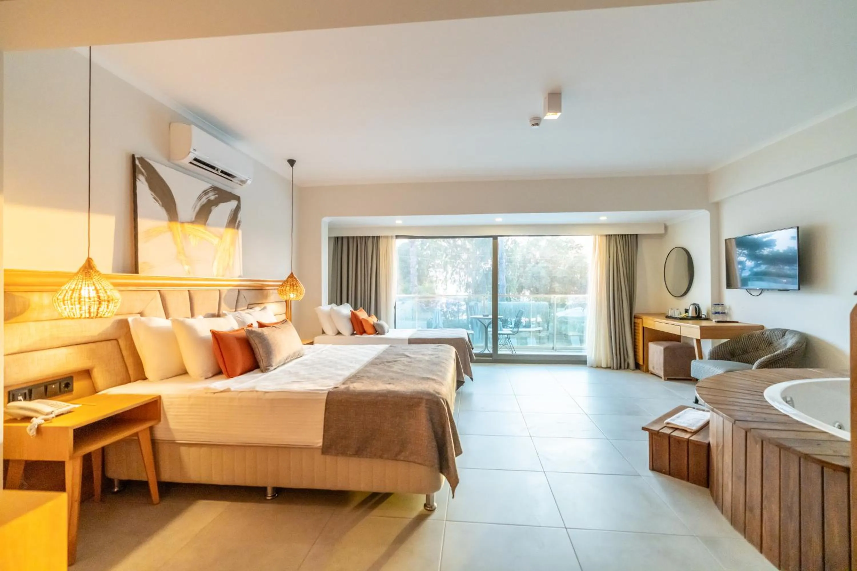 Bedroom in Yalıpark Beach Hotel